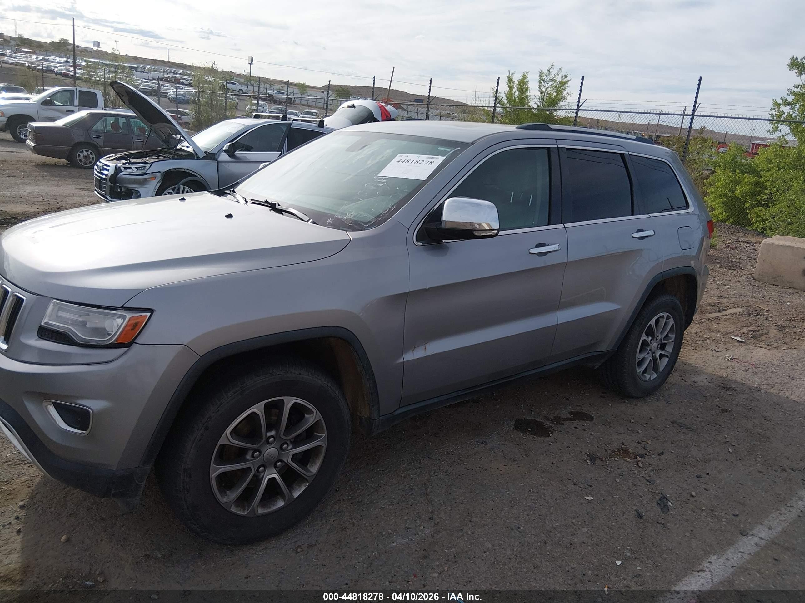 2014 Jeep Grand Cherokee Limited Gray vin: 1C4RJFBG9EC501945