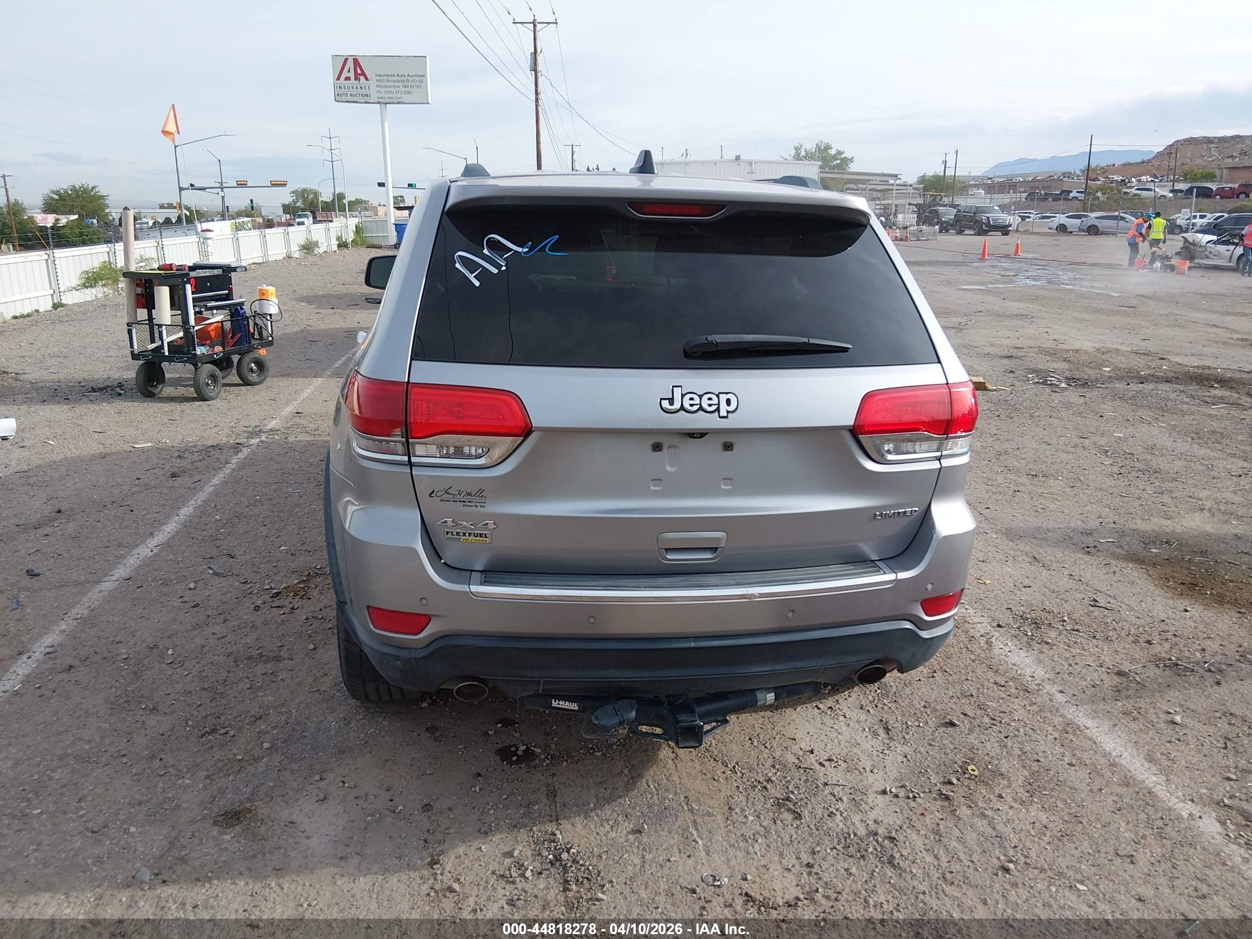 2014 Jeep Grand Cherokee Limited Gray vin: 1C4RJFBG9EC501945