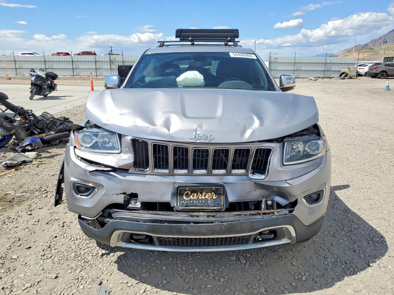 2014 Jeep Grand Cherokee Limited Silver vin: 1C4RJFBG9EC518762