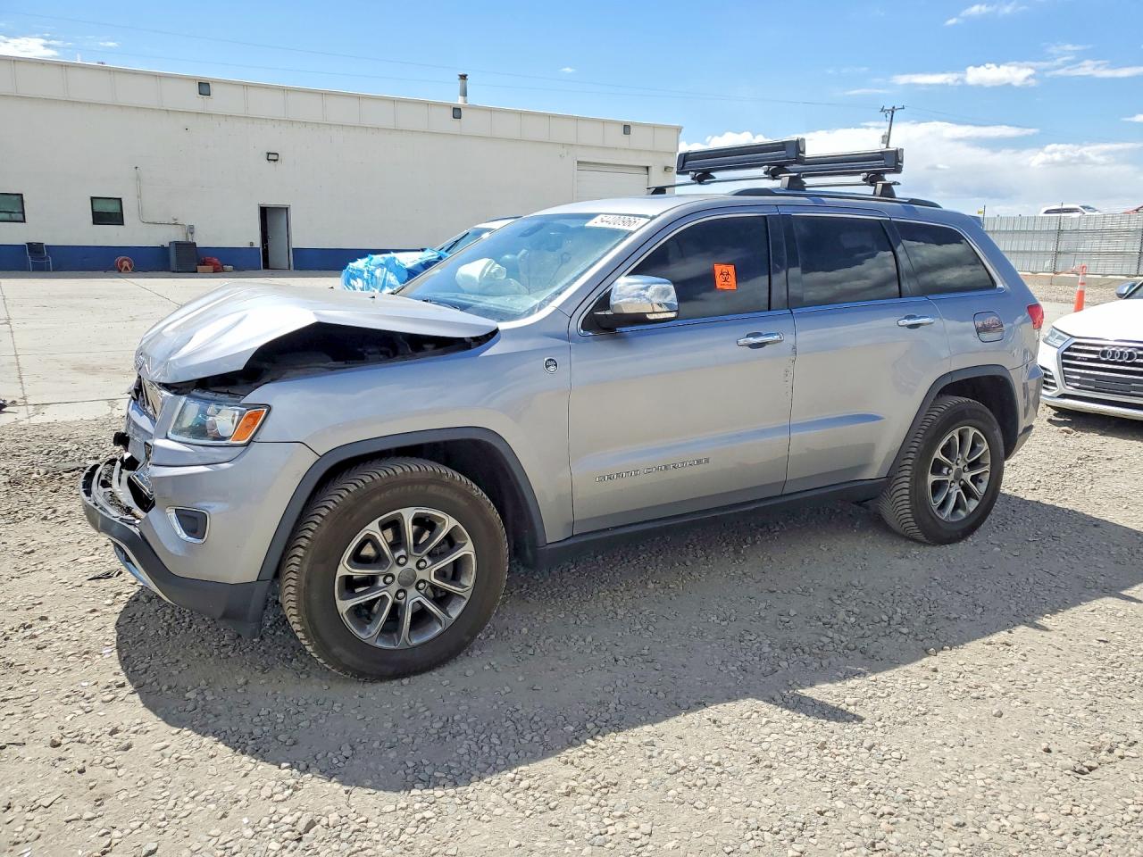 2014 Jeep Grand Cherokee Limited Silver vin: 1C4RJFBG9EC518762