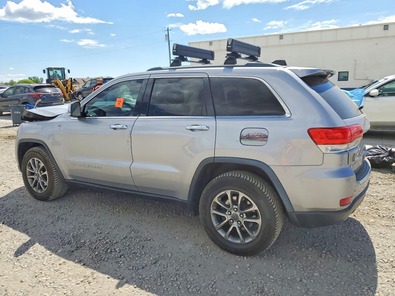 2014 Jeep Grand Cherokee Limited Silver vin: 1C4RJFBG9EC518762
