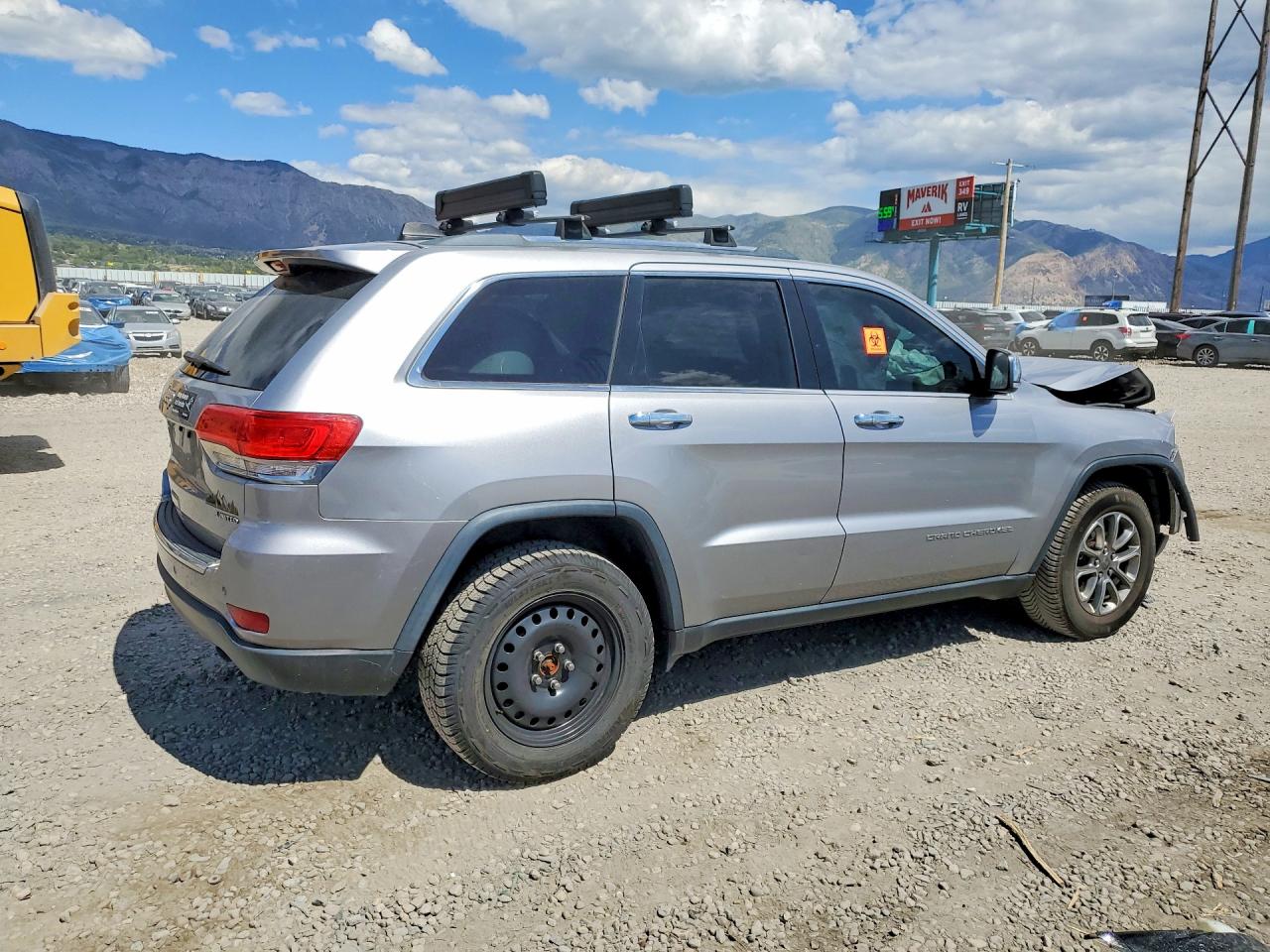 2014 Jeep Grand Cherokee Limited Silver vin: 1C4RJFBG9EC518762