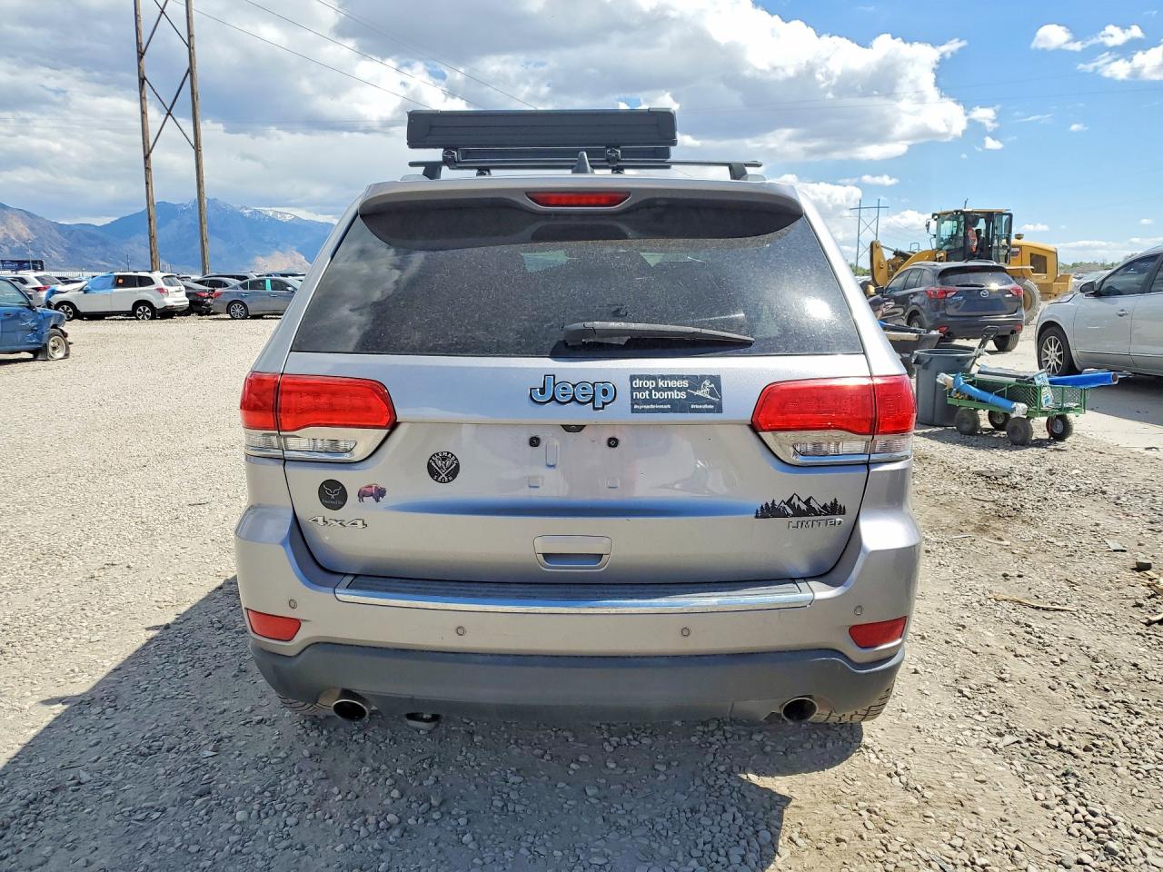 2014 Jeep Grand Cherokee Limited Silver vin: 1C4RJFBG9EC518762