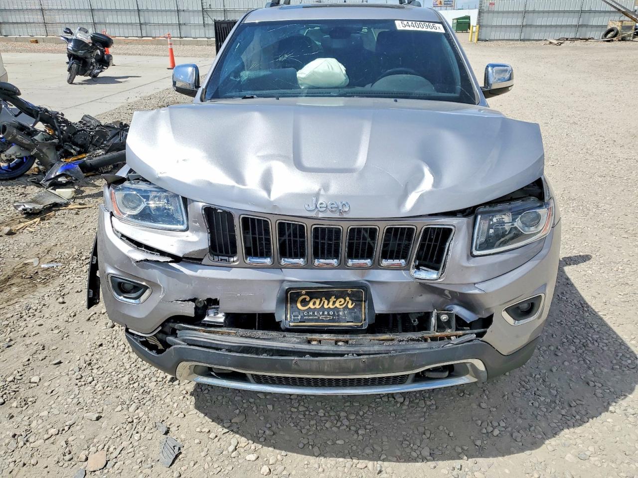 2014 Jeep Grand Cherokee Limited Silver vin: 1C4RJFBG9EC518762