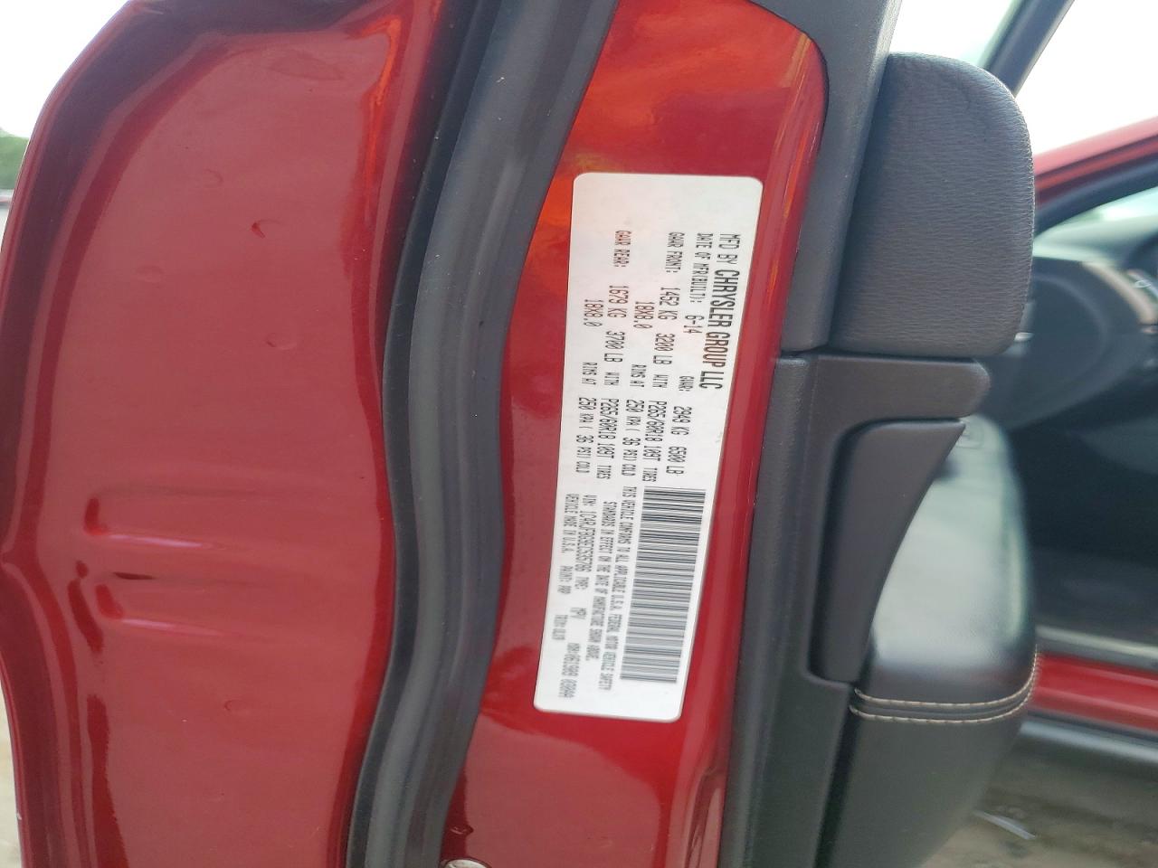 2014 Jeep Grand Cherokee Limited Red vin: 1C4RJFBG9EC535786