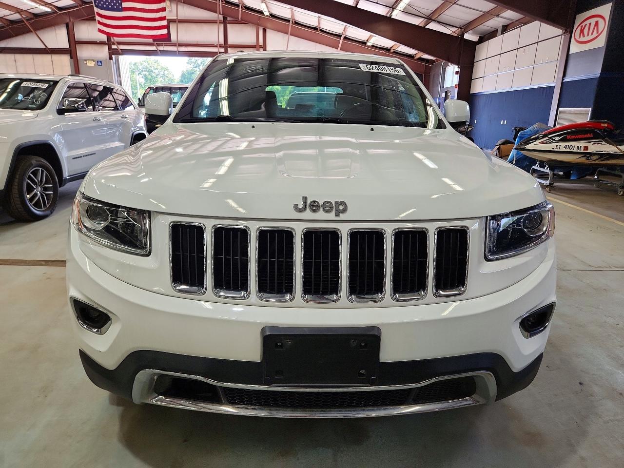 2014 Jeep Grand Cherokee Limited White vin: 1C4RJFBG9EC546822