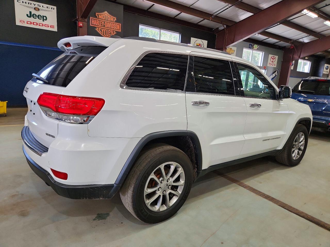2014 Jeep Grand Cherokee Limited White vin: 1C4RJFBG9EC546822