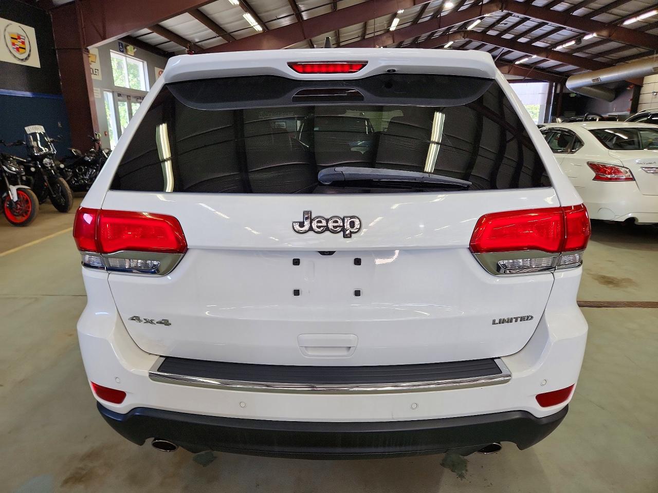 2014 Jeep Grand Cherokee Limited White vin: 1C4RJFBG9EC546822