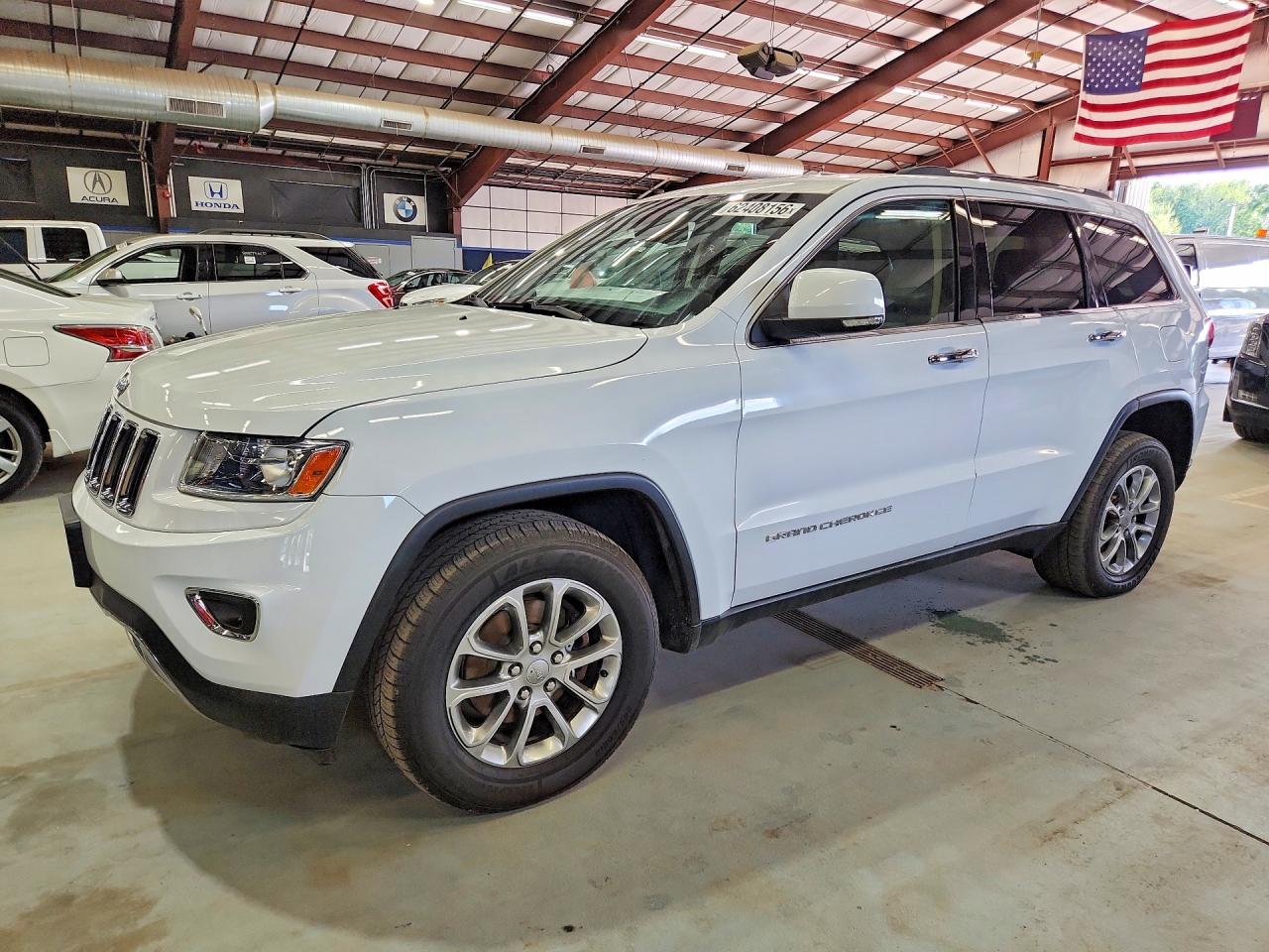 2014 Jeep Grand Cherokee Limited White vin: 1C4RJFBG9EC546822