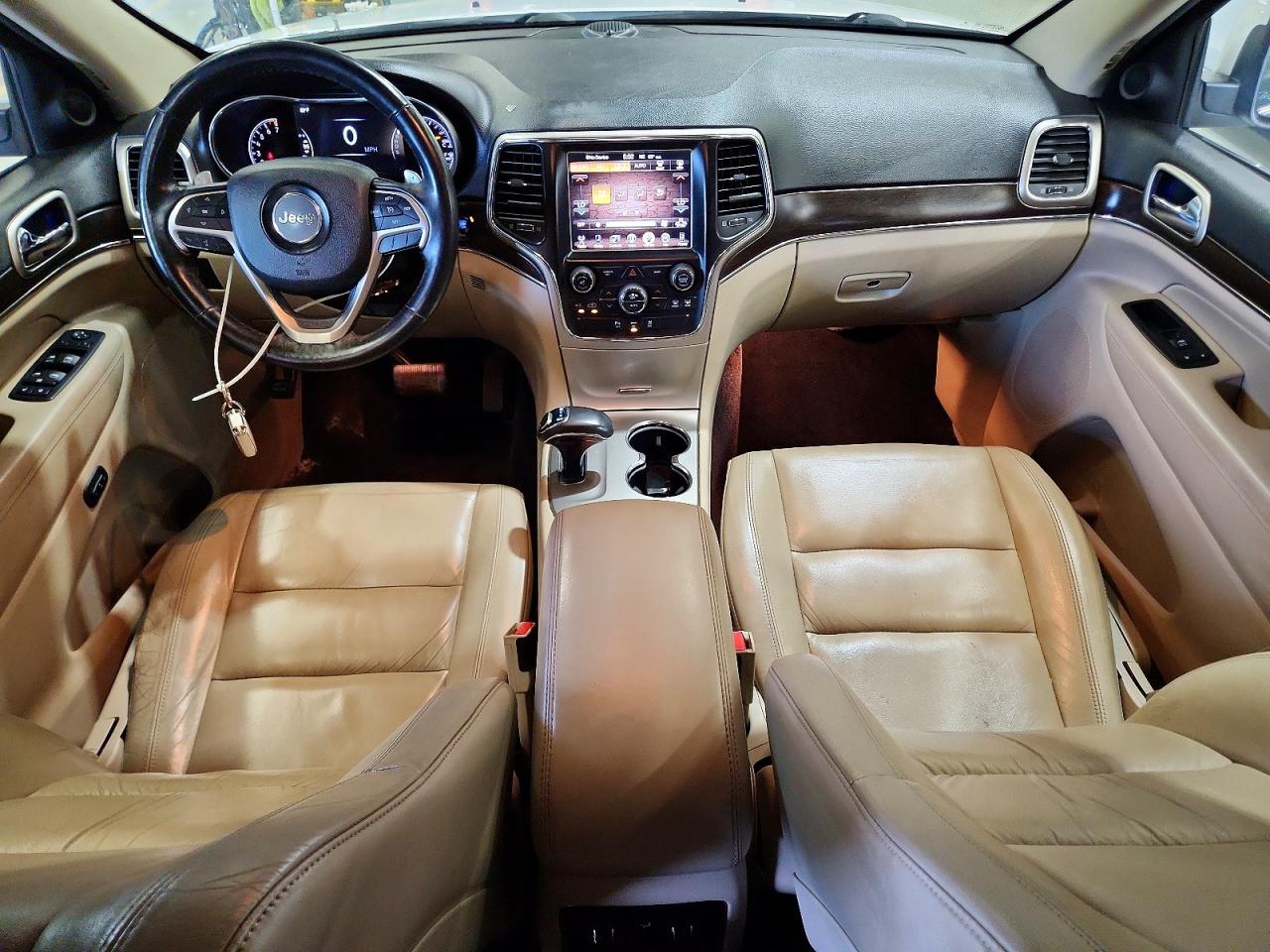 2014 Jeep Grand Cherokee Limited White vin: 1C4RJFBG9EC546822