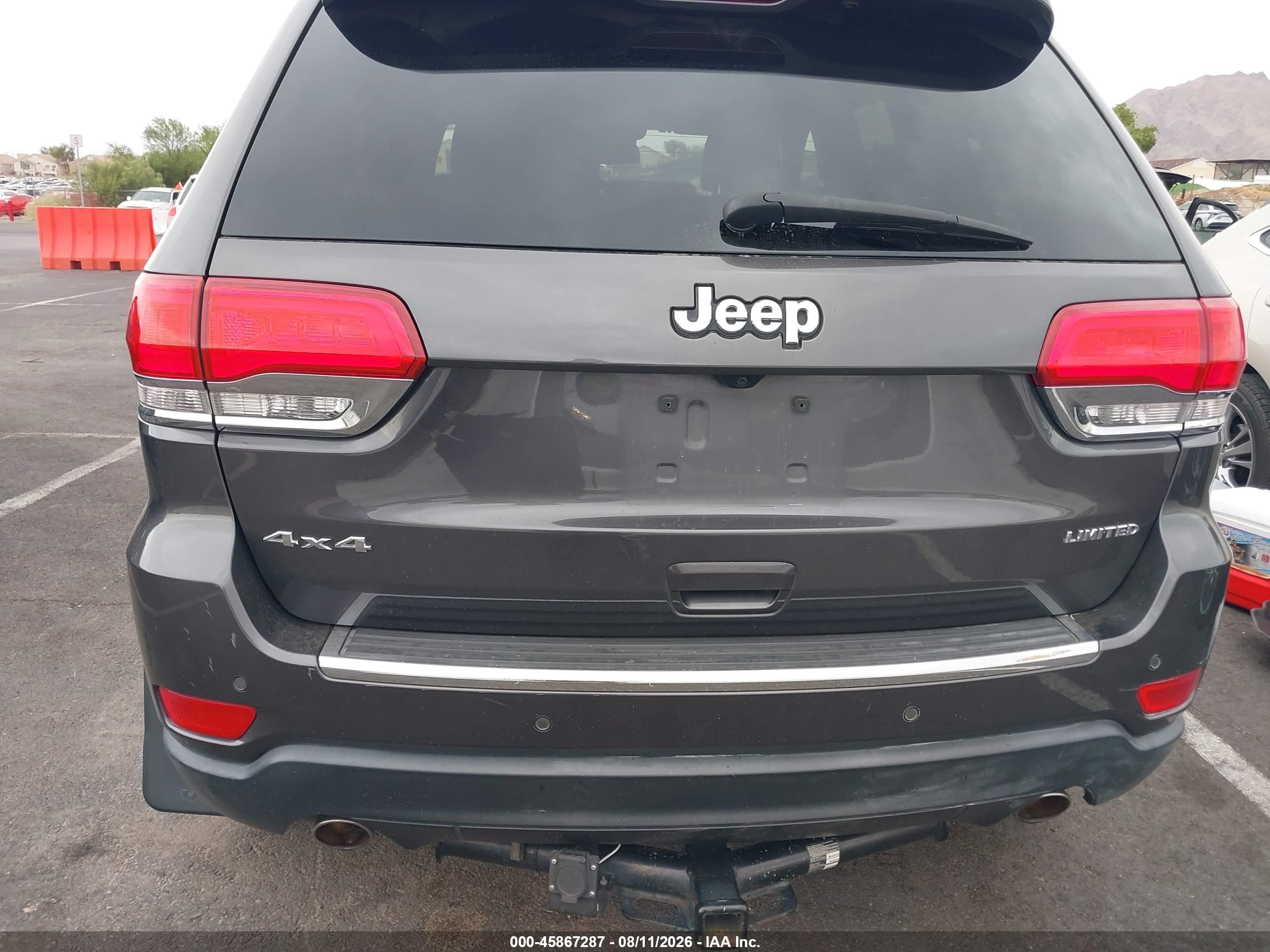 2014 Jeep Grand Cherokee Limited Gray vin: 1C4RJFBG9EC566309