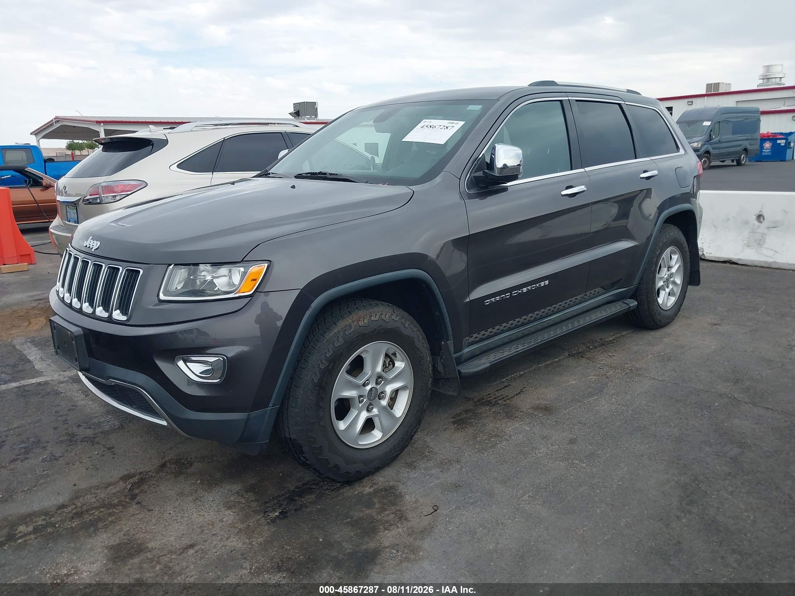 2014 Jeep Grand Cherokee Limited Gray vin: 1C4RJFBG9EC566309