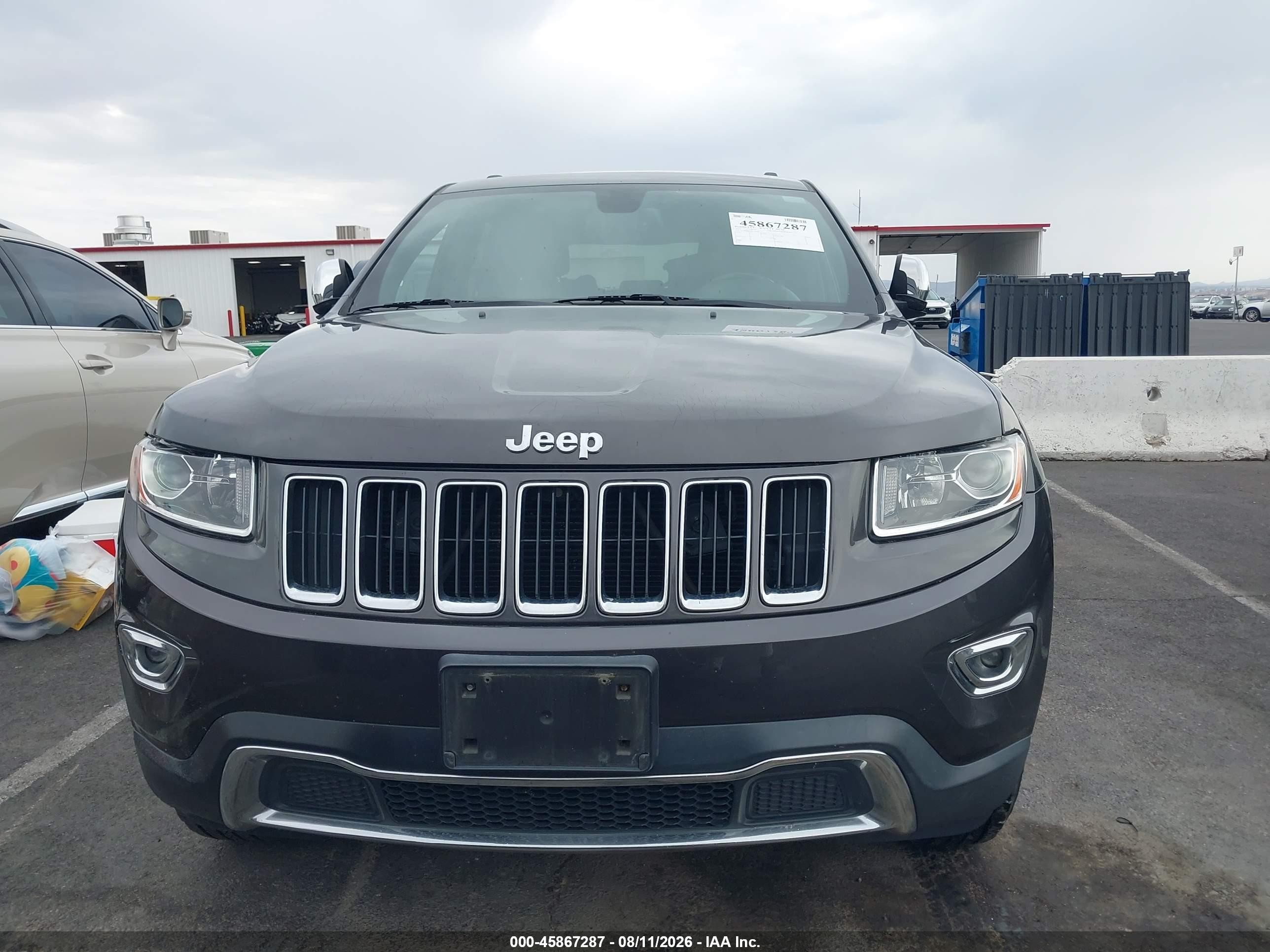 2014 Jeep Grand Cherokee Limited Gray vin: 1C4RJFBG9EC566309