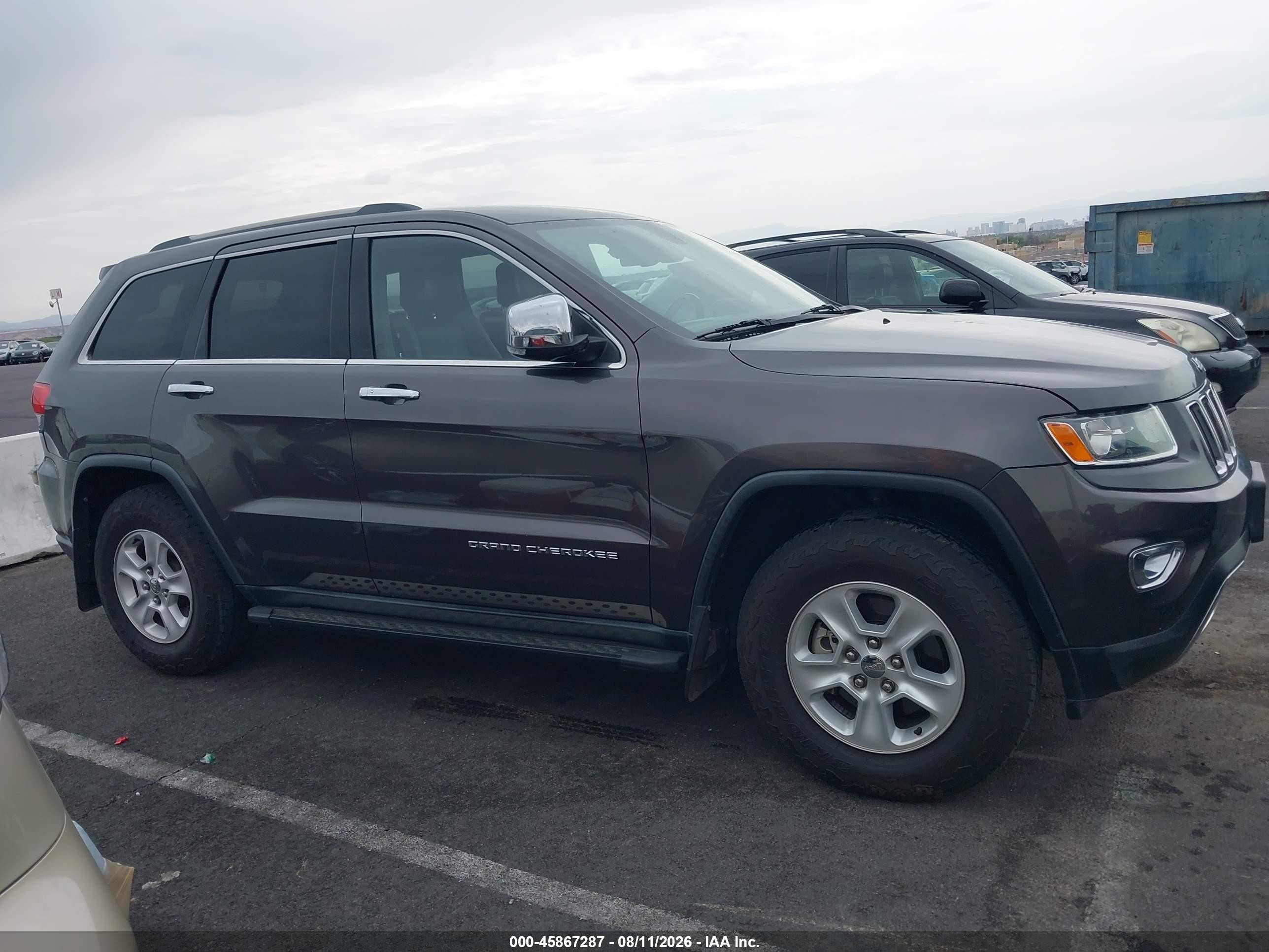 2014 Jeep Grand Cherokee Limited Gray vin: 1C4RJFBG9EC566309