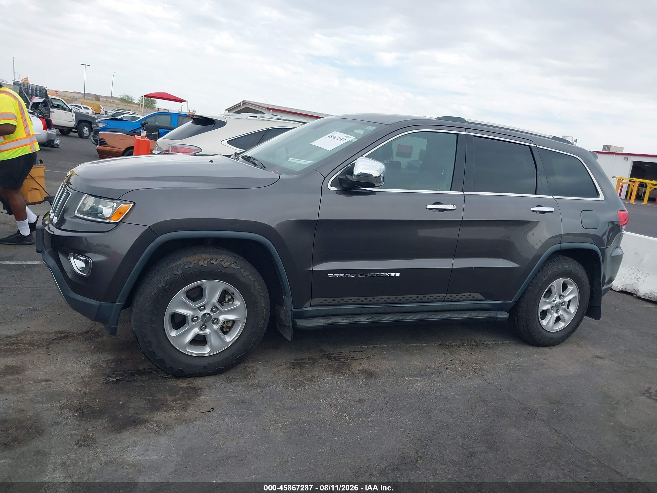 2014 Jeep Grand Cherokee Limited Gray vin: 1C4RJFBG9EC566309