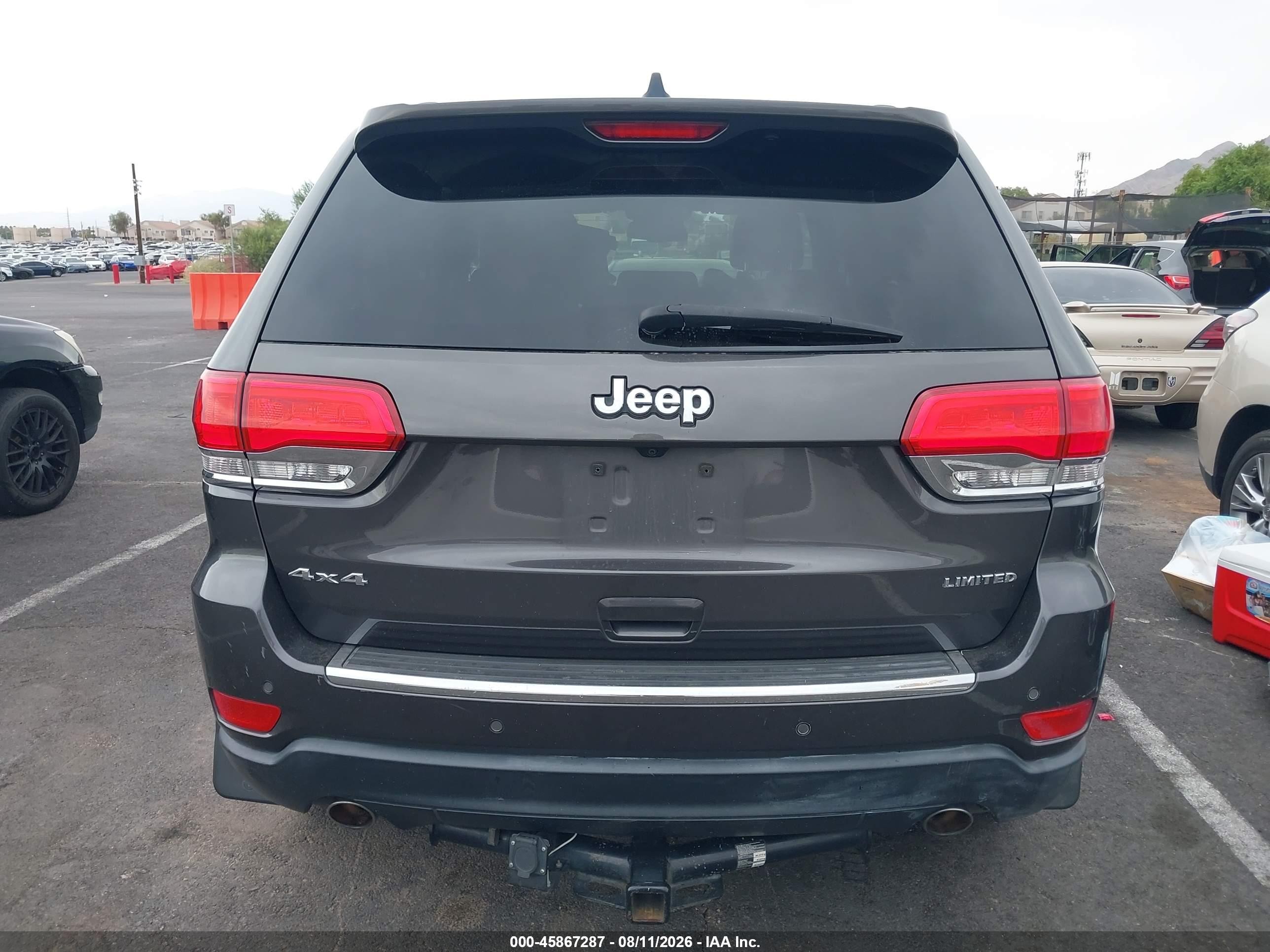 2014 Jeep Grand Cherokee Limited Gray vin: 1C4RJFBG9EC566309