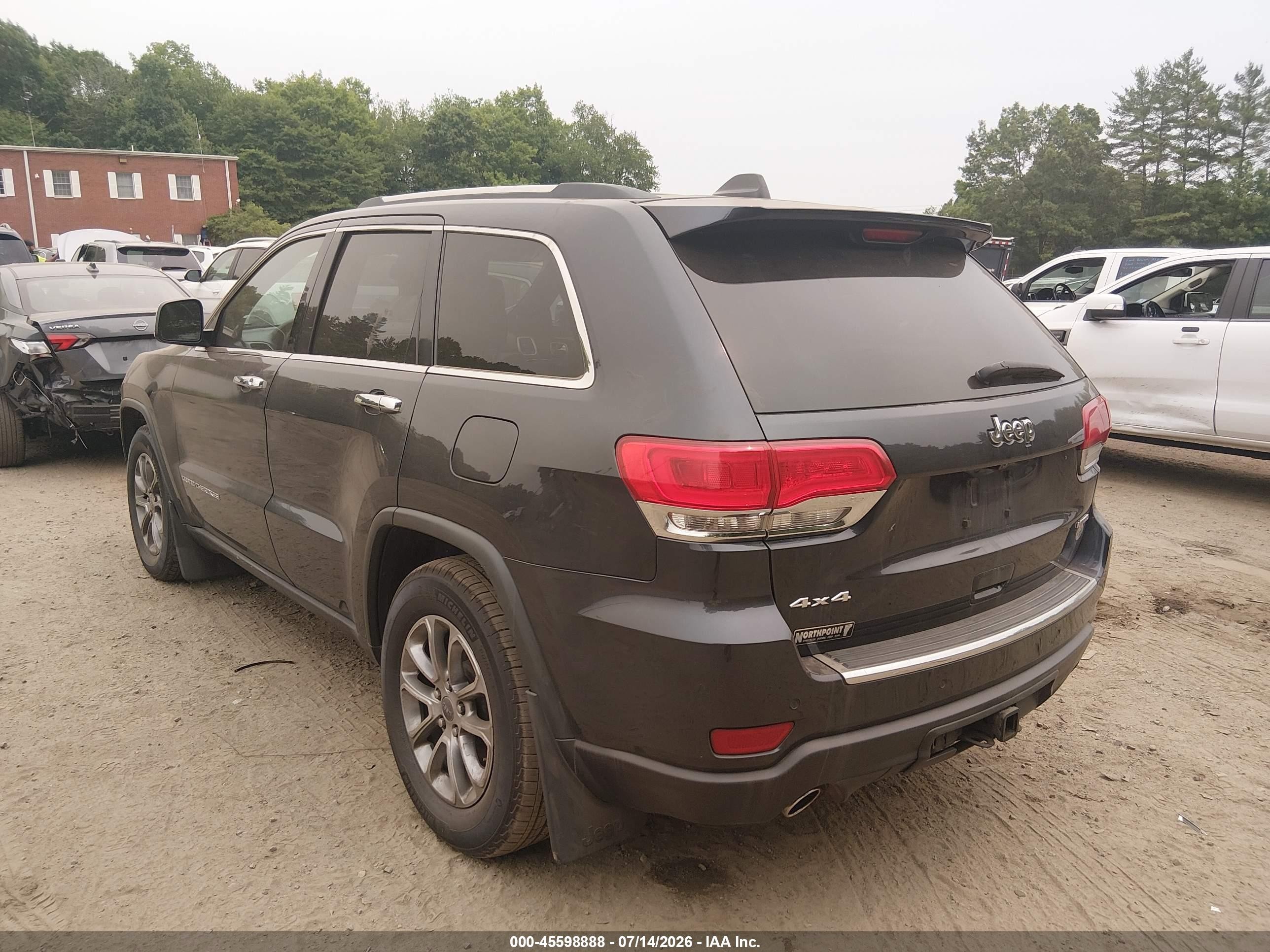 2014 Jeep Grand Cherokee Limited Черный vin: 1C4RJFBG9EC586978
