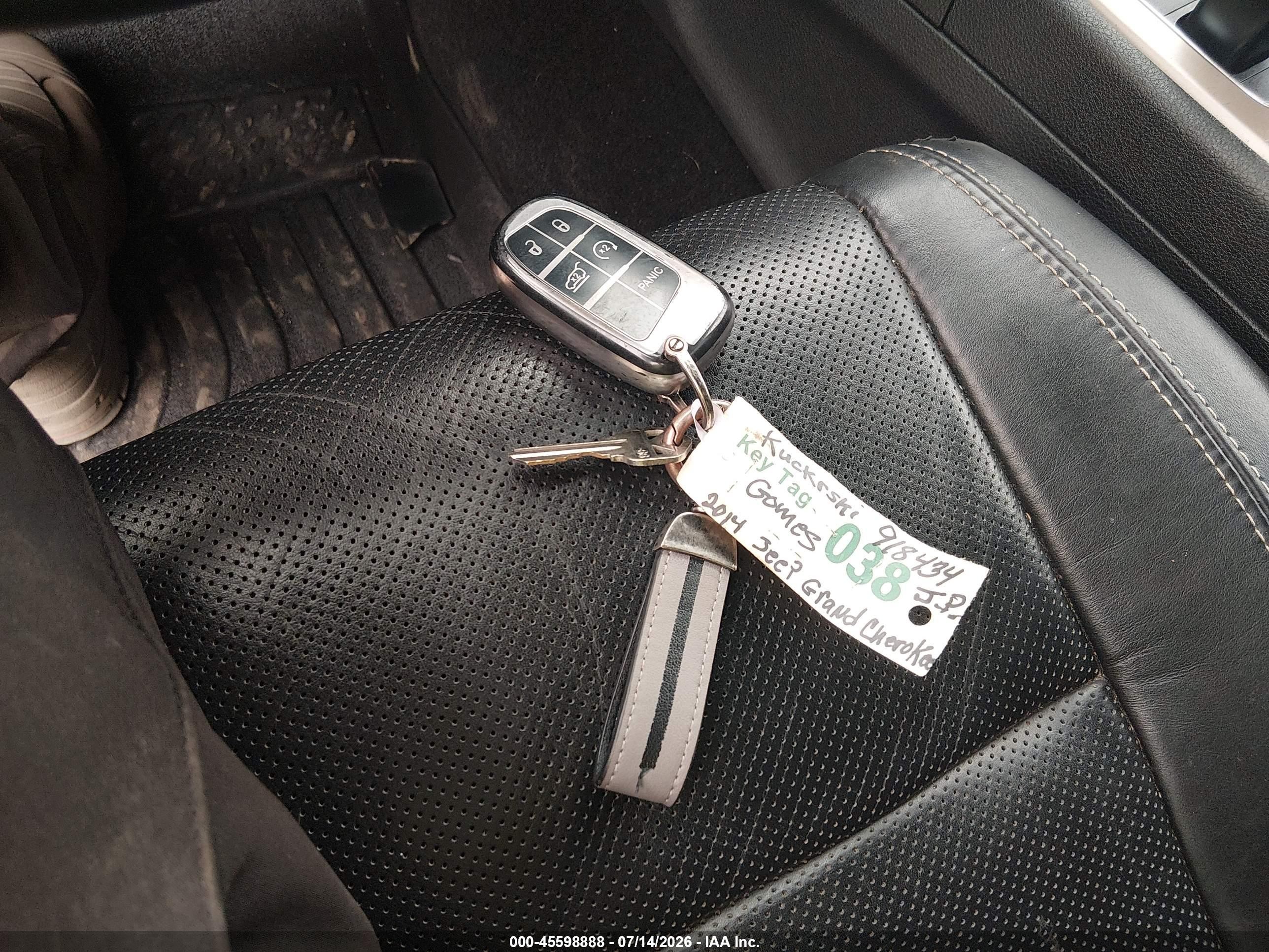 2014 Jeep Grand Cherokee Limited Черный vin: 1C4RJFBG9EC586978