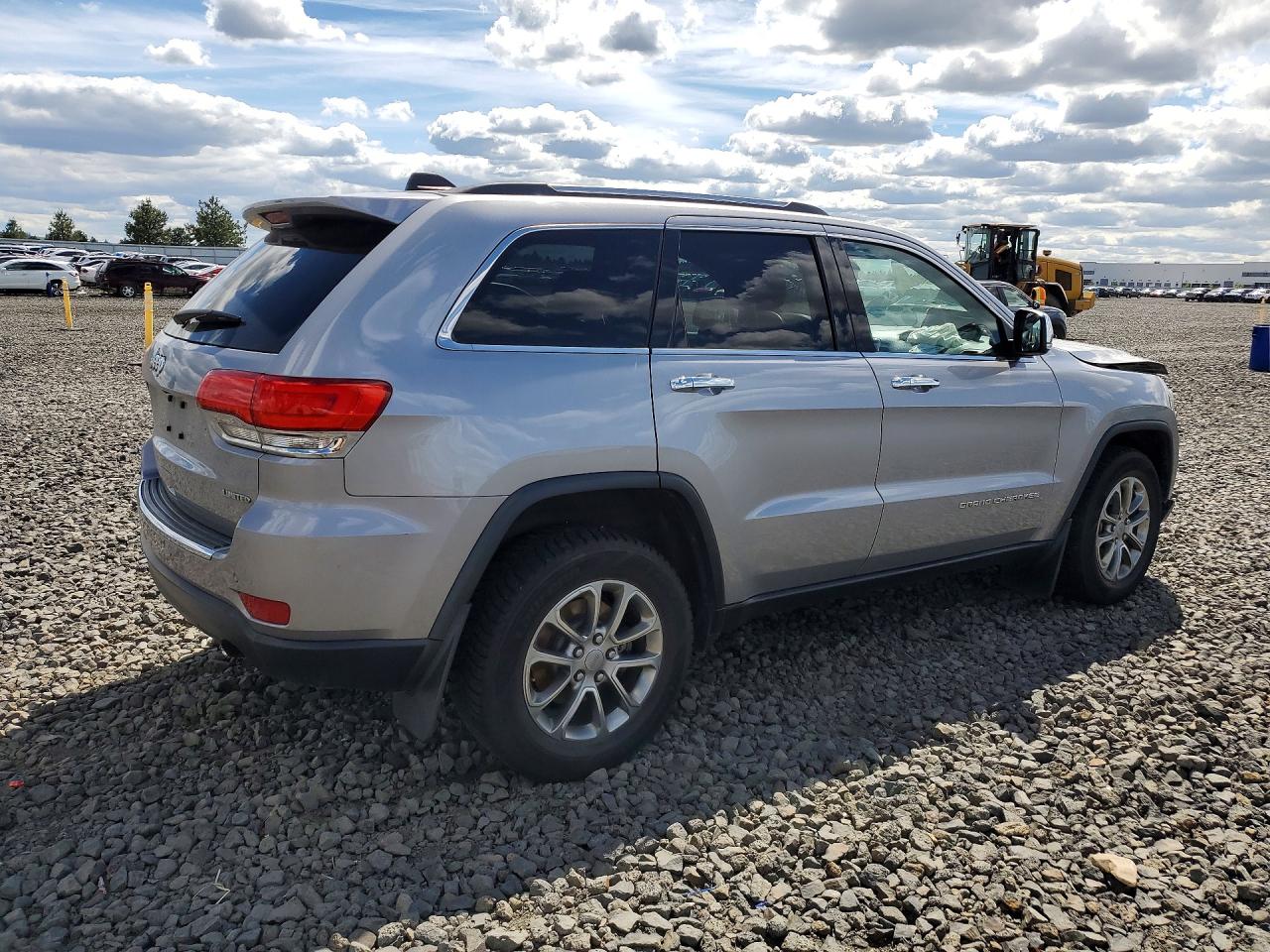 2014 Jeep Grand Cherokee Limited Silver vin: 1C4RJFBG9EC586981