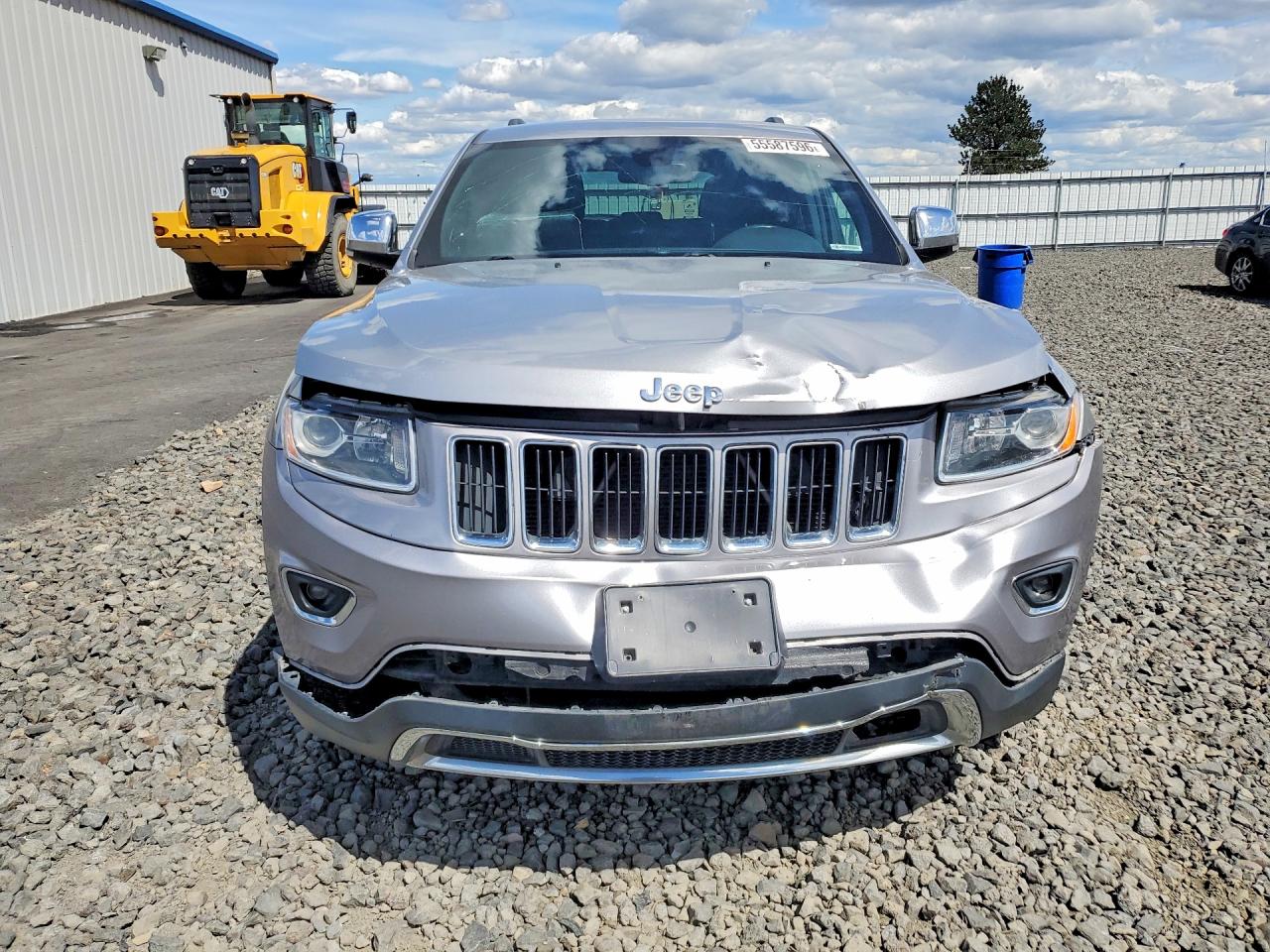 2014 Jeep Grand Cherokee Limited Silver vin: 1C4RJFBG9EC586981