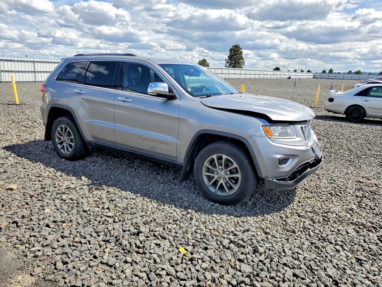 2014 Jeep Grand Cherokee Limited Silver vin: 1C4RJFBG9EC586981