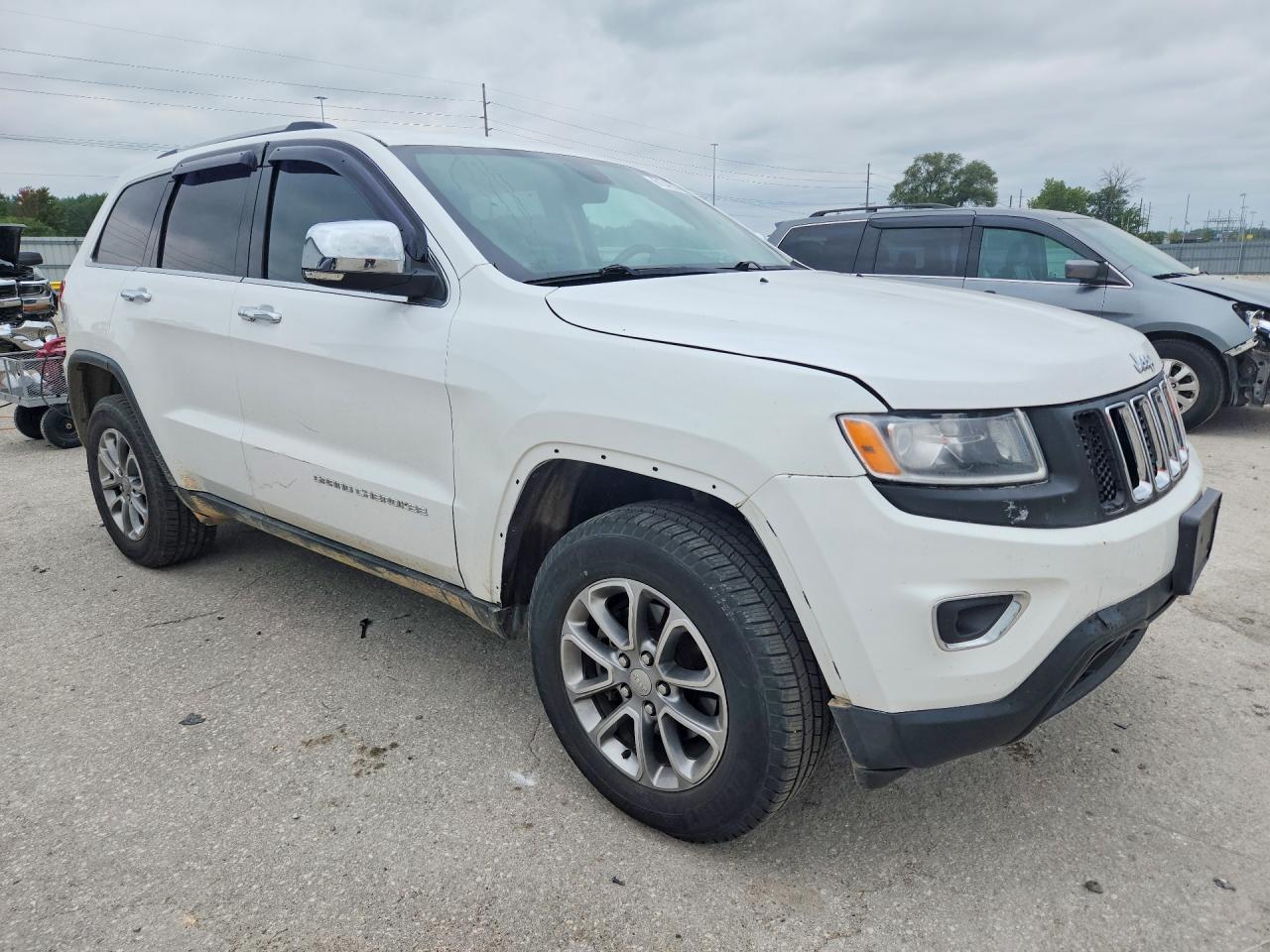 2015 Jeep Grand Cherokee Limited White vin: 1C4RJFBG9FC112756