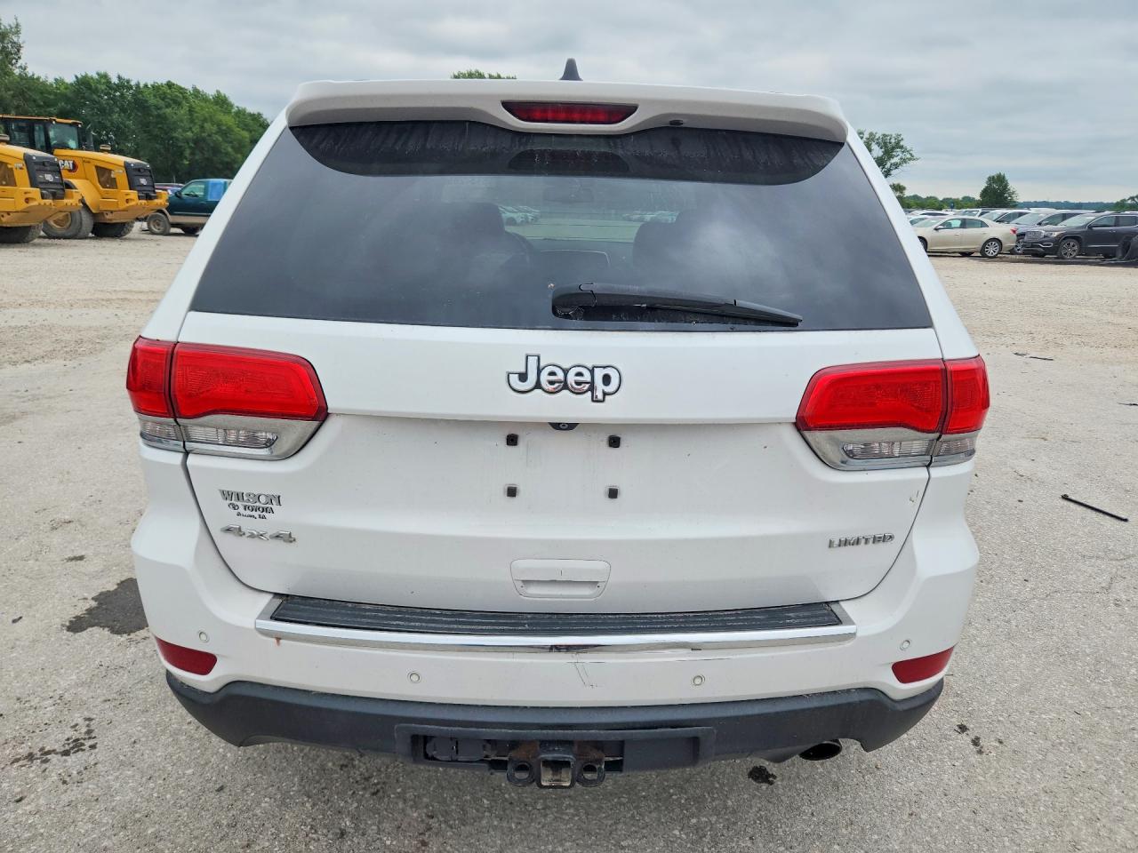 2015 Jeep Grand Cherokee Limited White vin: 1C4RJFBG9FC112756
