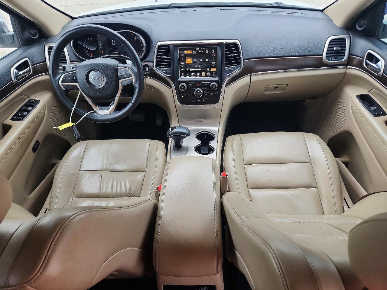 2015 Jeep Grand Cherokee Limited White vin: 1C4RJFBG9FC112756