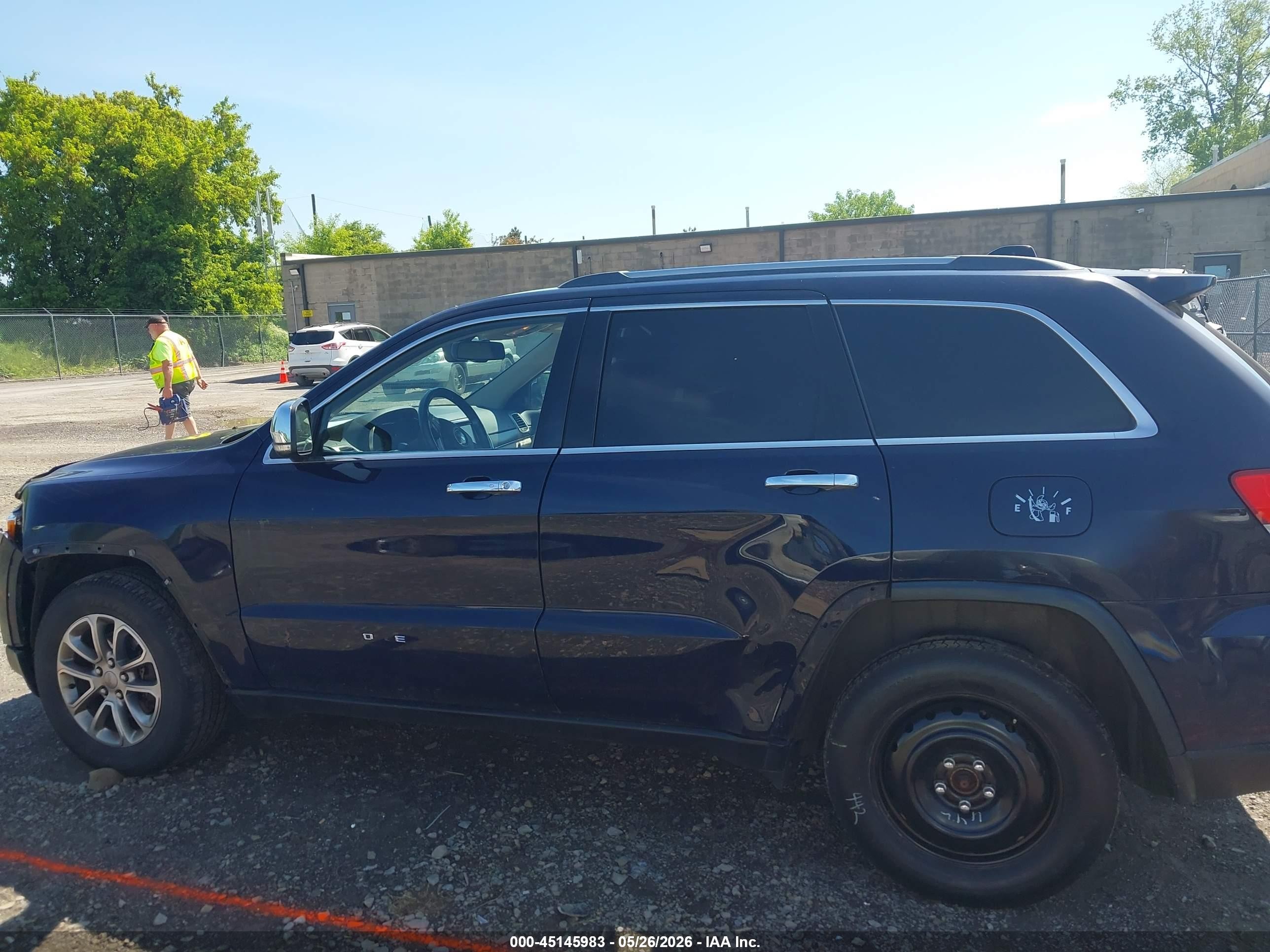 2015 Jeep Grand Cherokee Limited Blue vin: 1C4RJFBG9FC136457