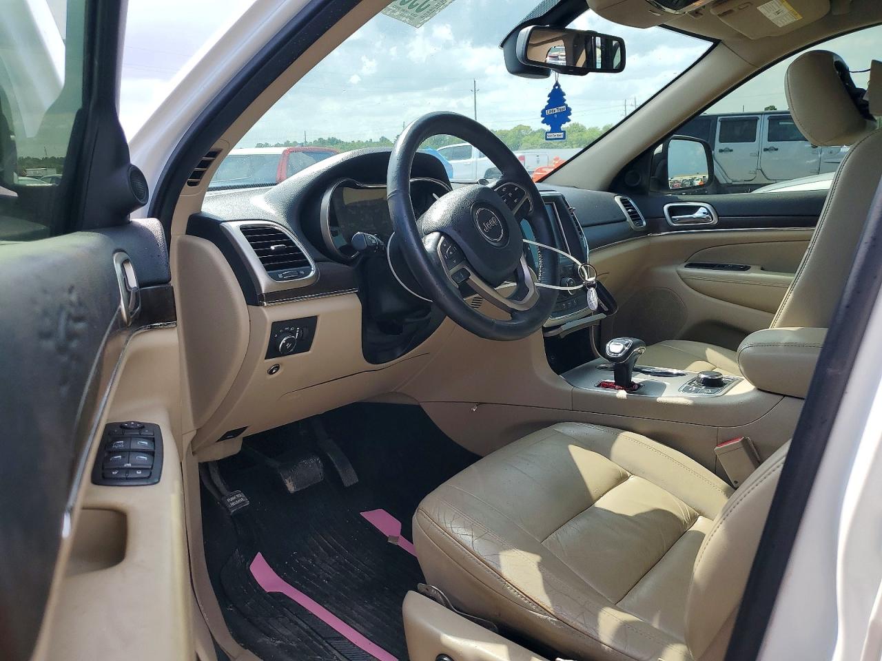 2015 Jeep Grand Cherokee Limited White vin: 1C4RJFBG9FC151377