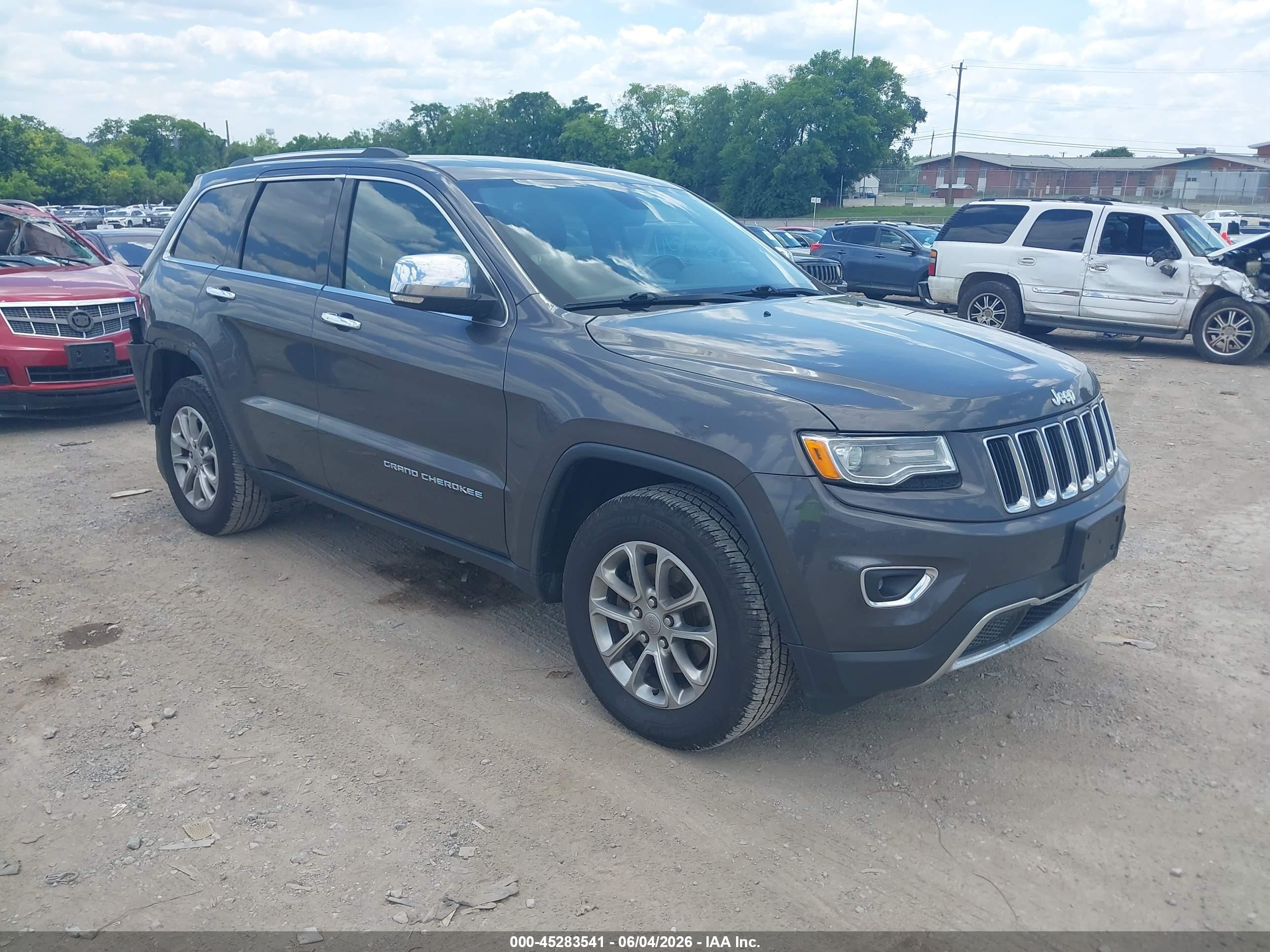 2015 Jeep Grand Cherokee Limited Gray vin: 1C4RJFBG9FC158748