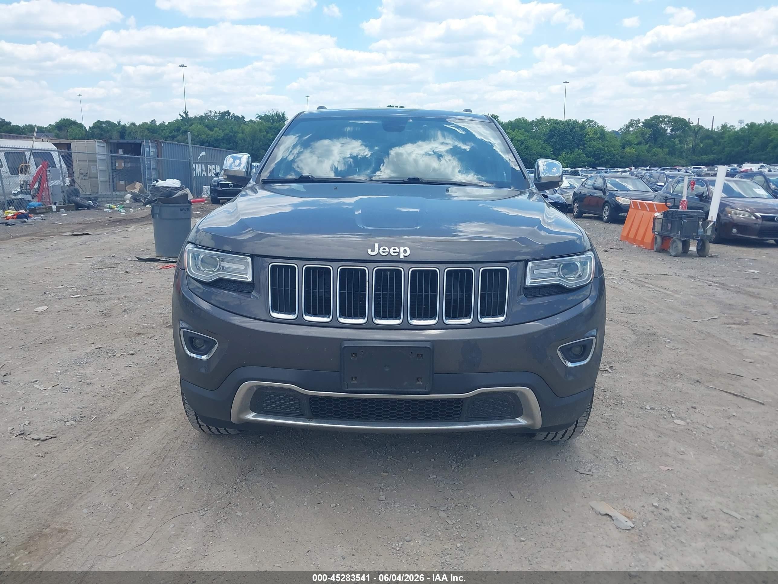 2015 Jeep Grand Cherokee Limited Gray vin: 1C4RJFBG9FC158748