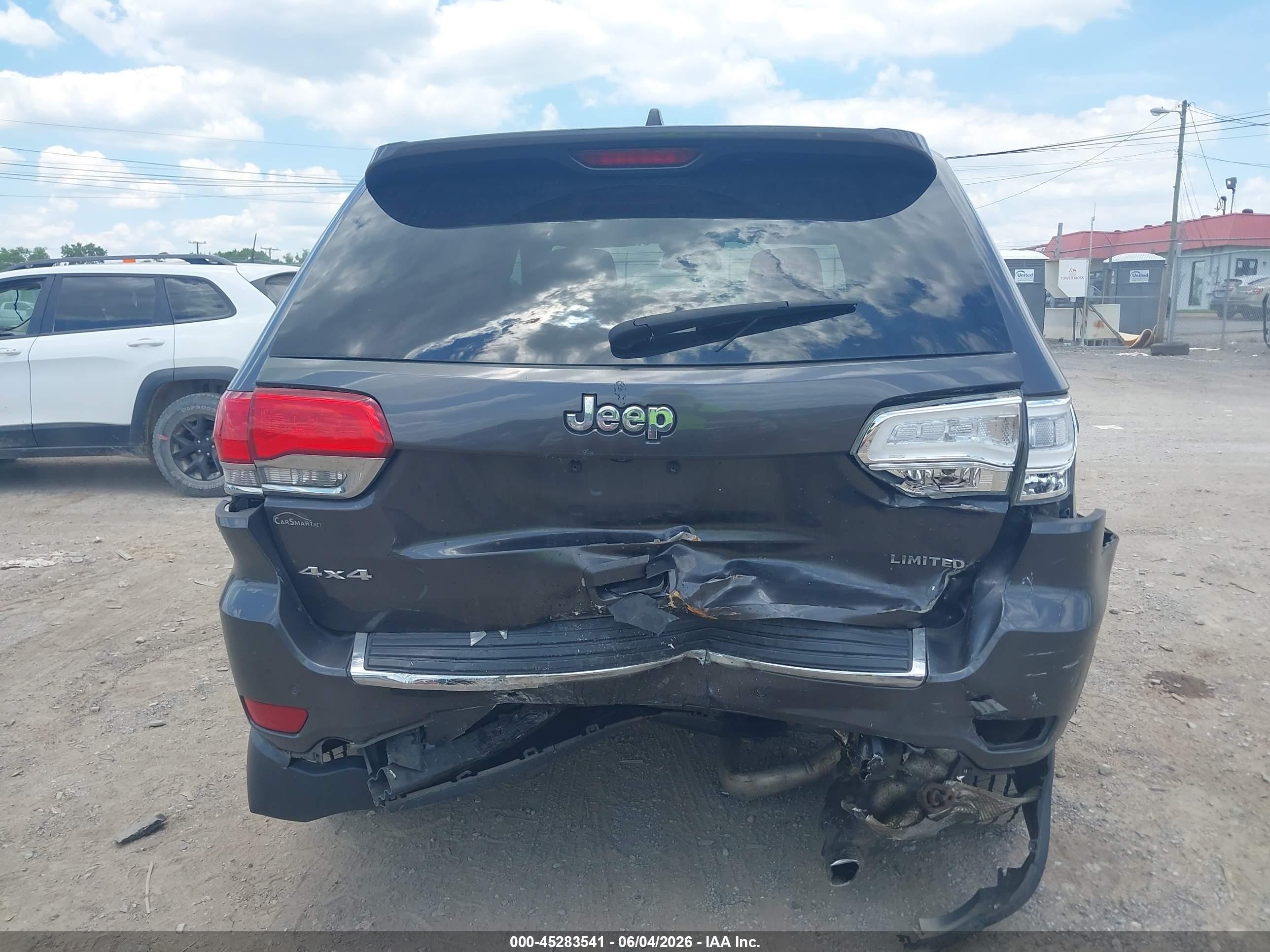 2015 Jeep Grand Cherokee Limited Gray vin: 1C4RJFBG9FC158748