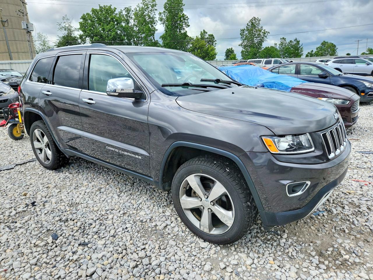 2015 Jeep Grand Cherokee Limited Gray vin: 1C4RJFBG9FC159348
