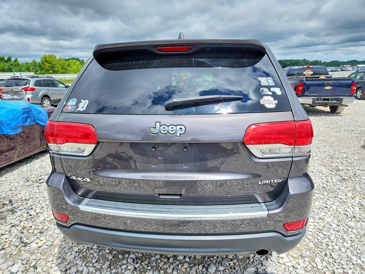 2015 Jeep Grand Cherokee Limited Gray vin: 1C4RJFBG9FC159348