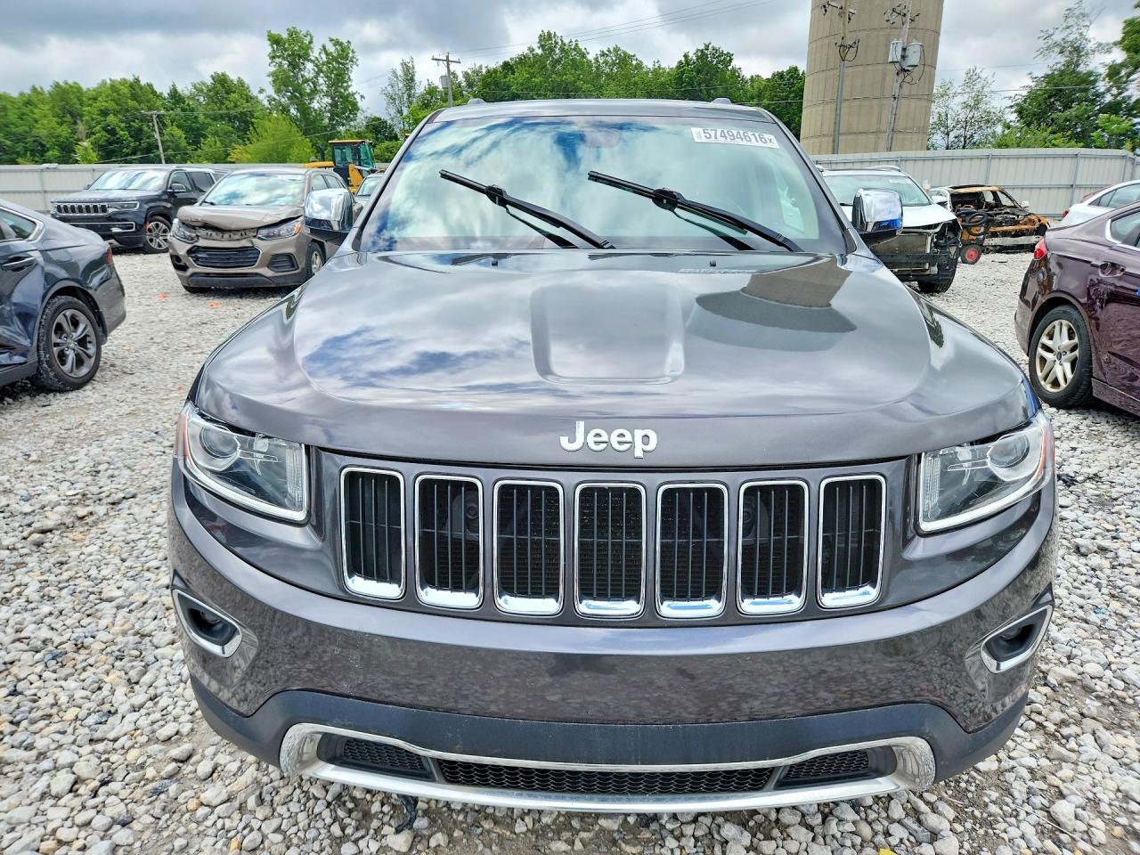 2015 Jeep Grand Cherokee Limited Gray vin: 1C4RJFBG9FC159348
