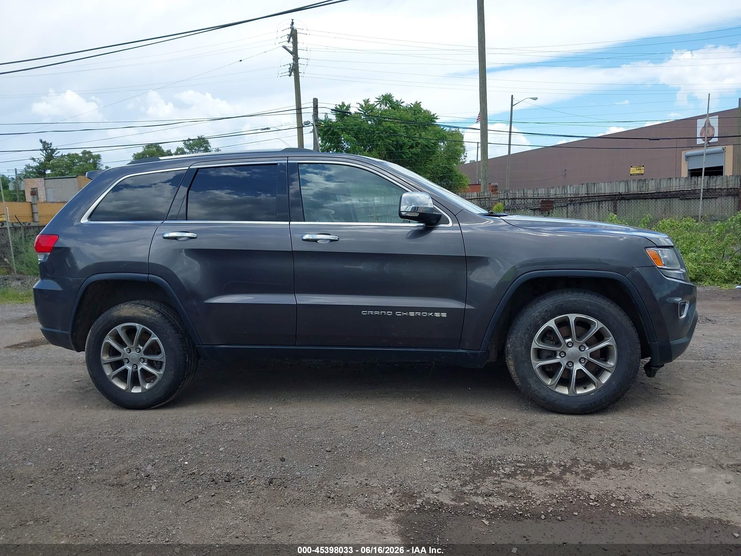 2015 Jeep Grand Cherokee Limited Gray vin: 1C4RJFBG9FC191474