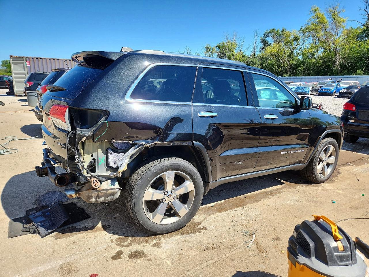 2015 Jeep Grand Cherokee Limited Черный vin: 1C4RJFBG9FC213828