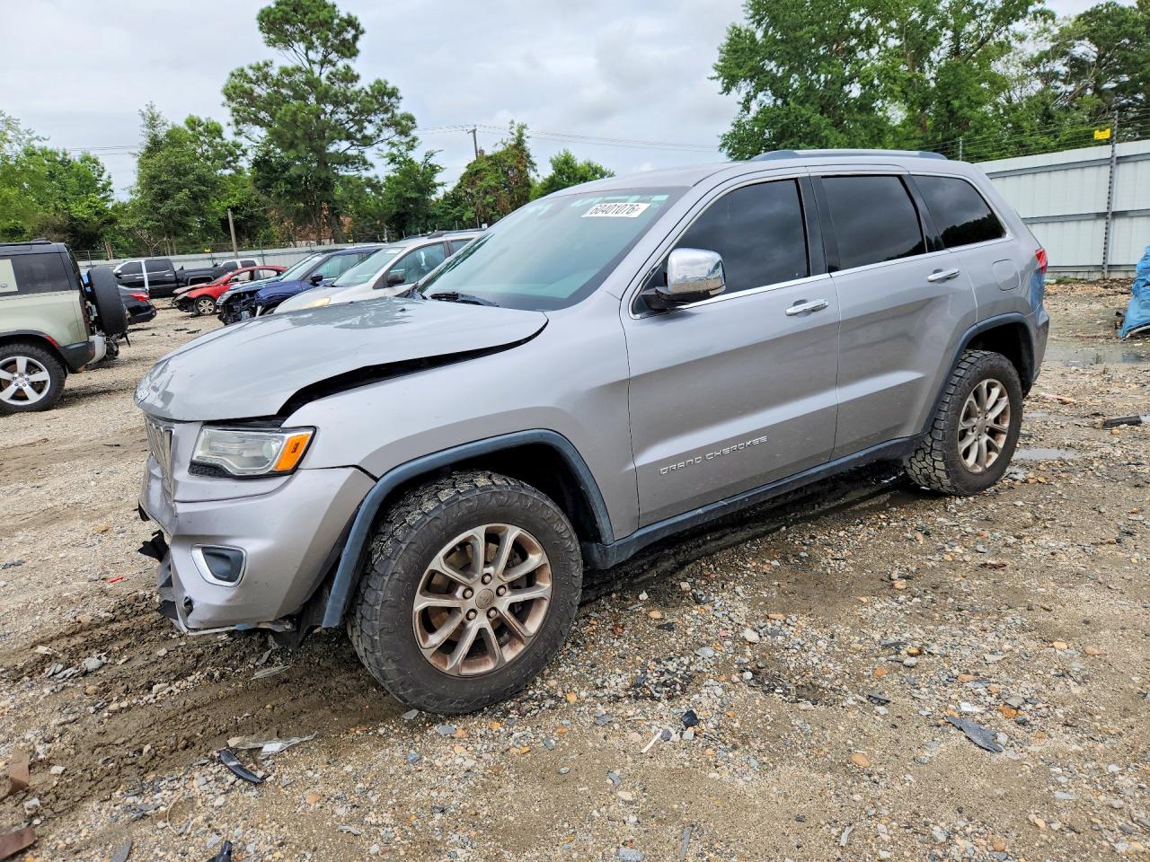 2015 Jeep Grand Cherokee Limited Silver vin: 1C4RJFBG9FC215983