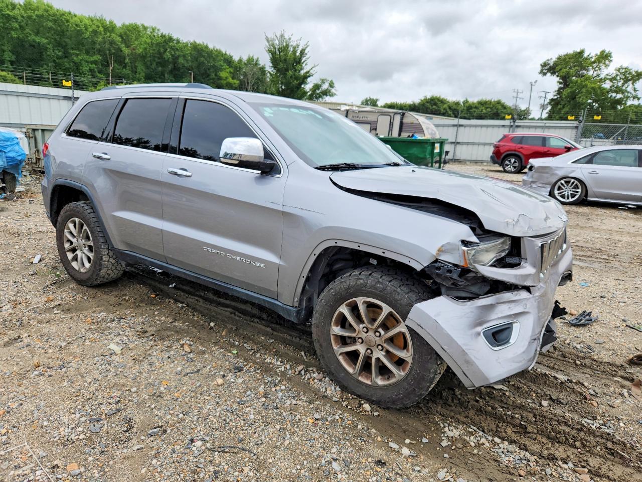 2015 Jeep Grand Cherokee Limited Silver vin: 1C4RJFBG9FC215983