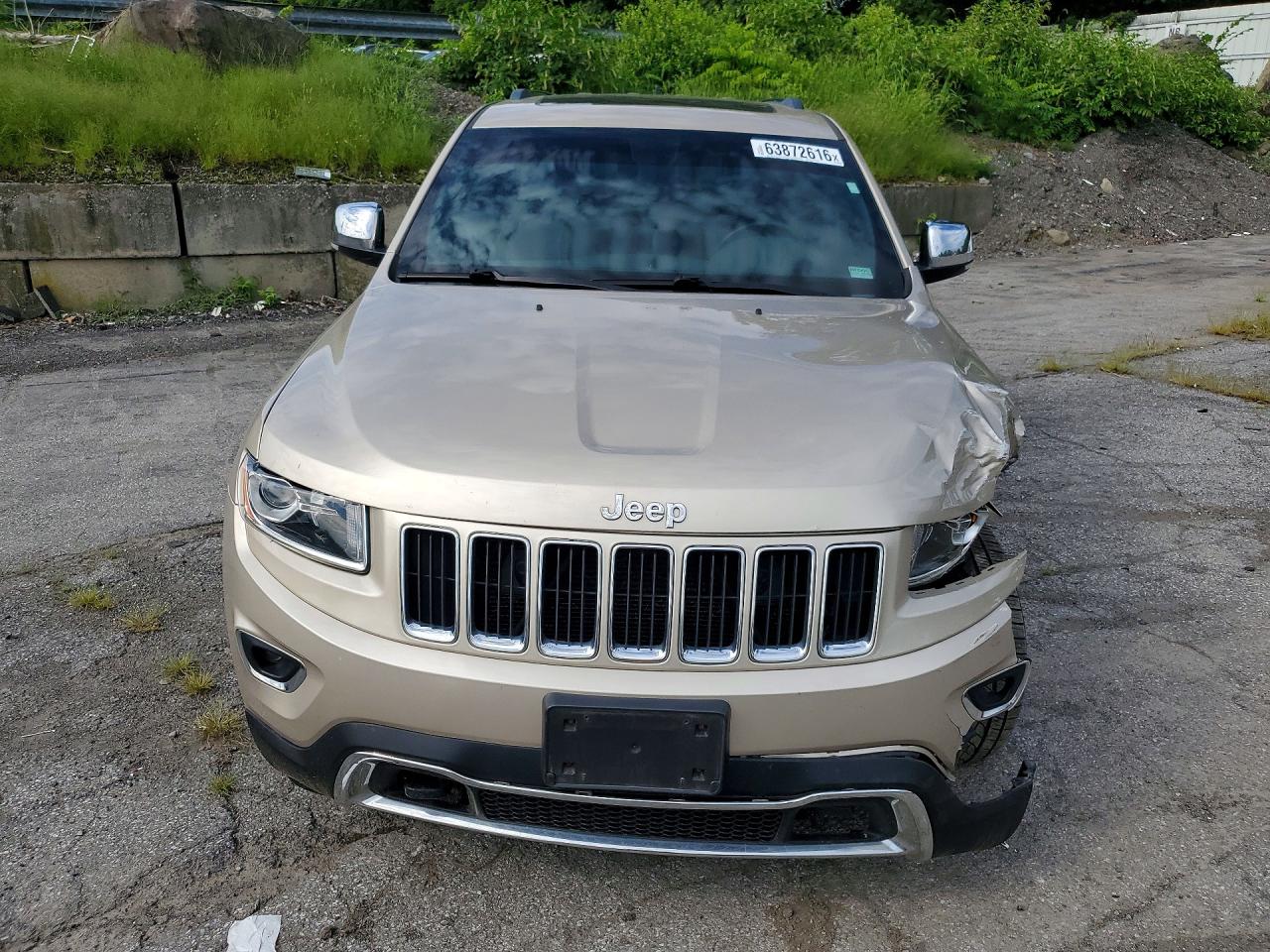 2015 Jeep Grand Cherokee Limited Beige vin: 1C4RJFBG9FC612819