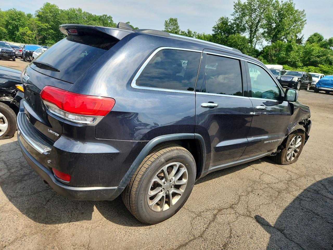 2015 Jeep Grand Cherokee Limited Серый vin: 1C4RJFBG9FC633010