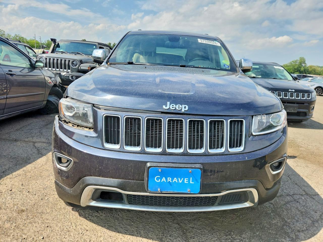 2015 Jeep Grand Cherokee Limited Серый vin: 1C4RJFBG9FC633010