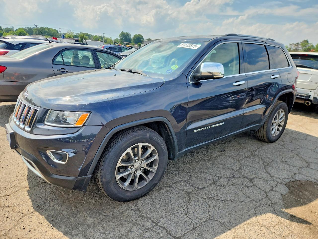 2015 Jeep Grand Cherokee Limited Серый vin: 1C4RJFBG9FC633010