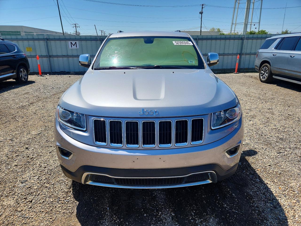 2015 Jeep Grand Cherokee Limited Silver vin: 1C4RJFBG9FC634075