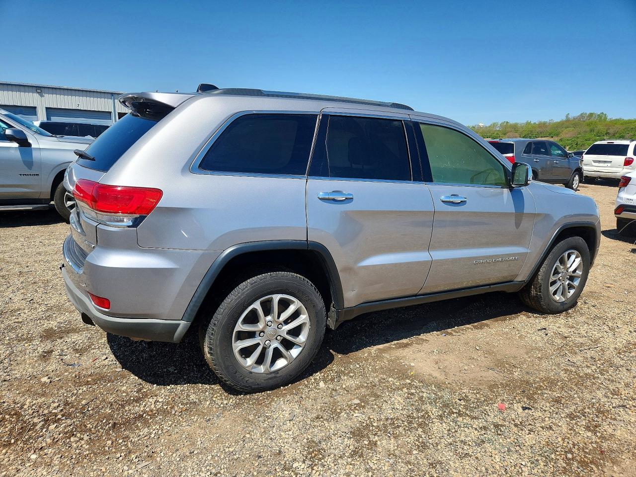 2015 Jeep Grand Cherokee Limited Silver vin: 1C4RJFBG9FC634075