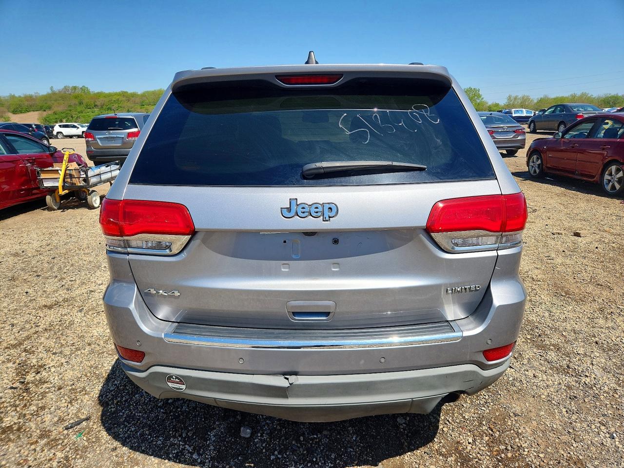 2015 Jeep Grand Cherokee Limited Silver vin: 1C4RJFBG9FC634075