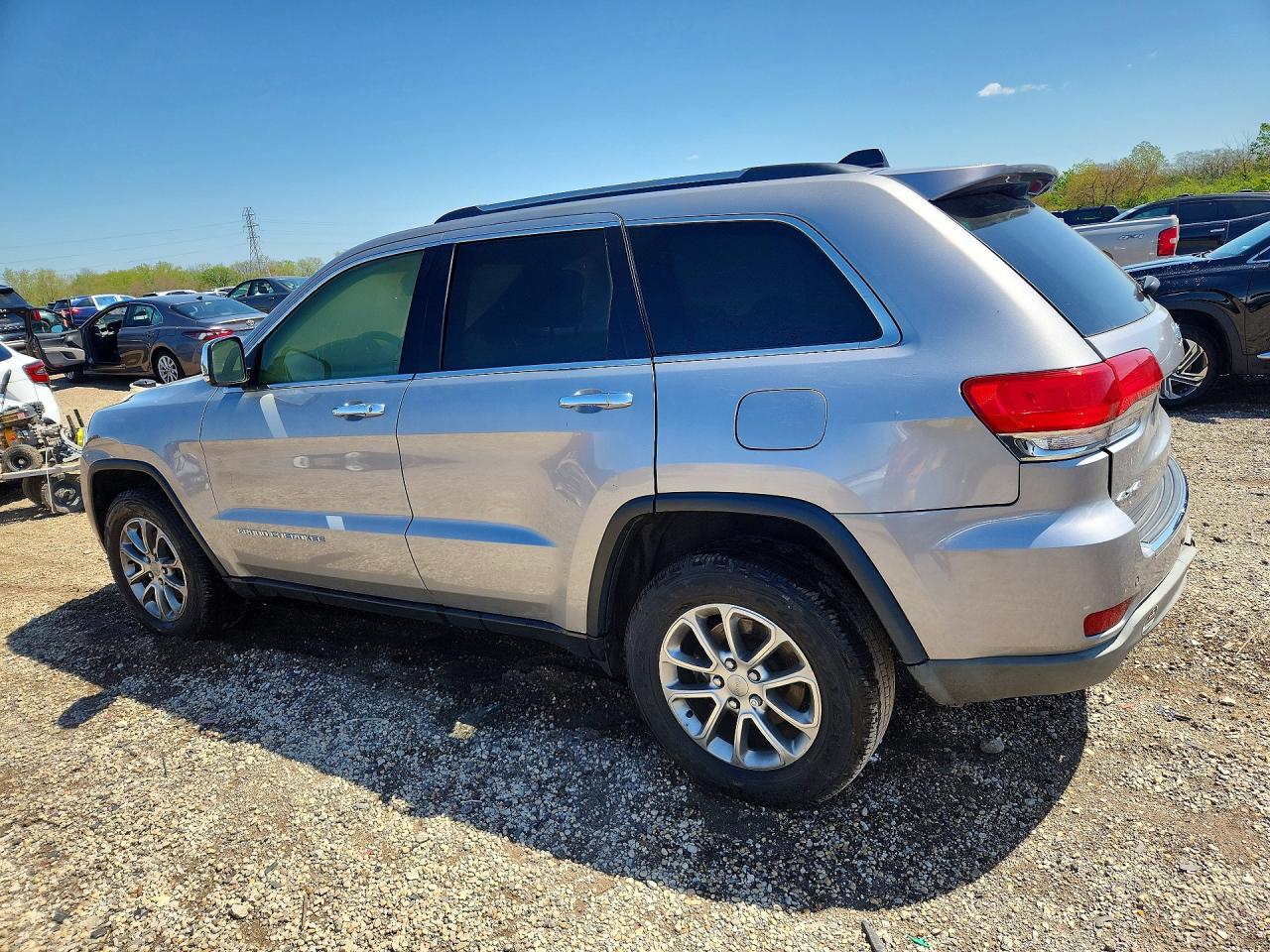 2015 Jeep Grand Cherokee Limited Silver vin: 1C4RJFBG9FC634075