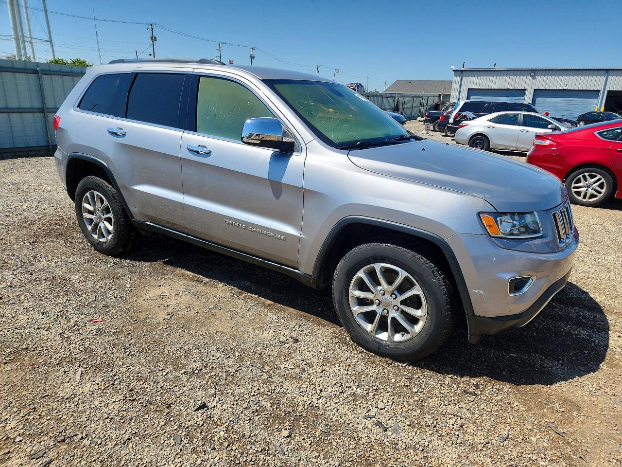 2015 Jeep Grand Cherokee Limited Silver vin: 1C4RJFBG9FC634075