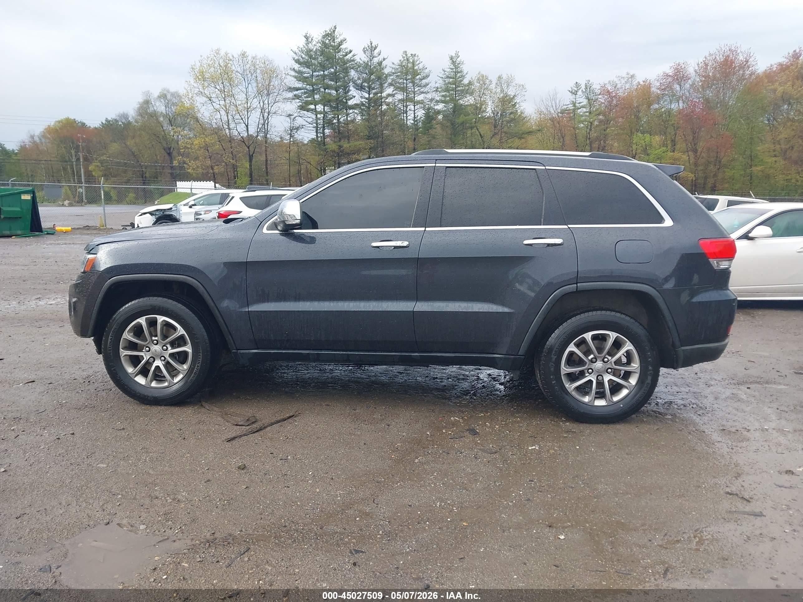 2015 Jeep Grand Cherokee Limited Dark Blue vin: 1C4RJFBG9FC645951